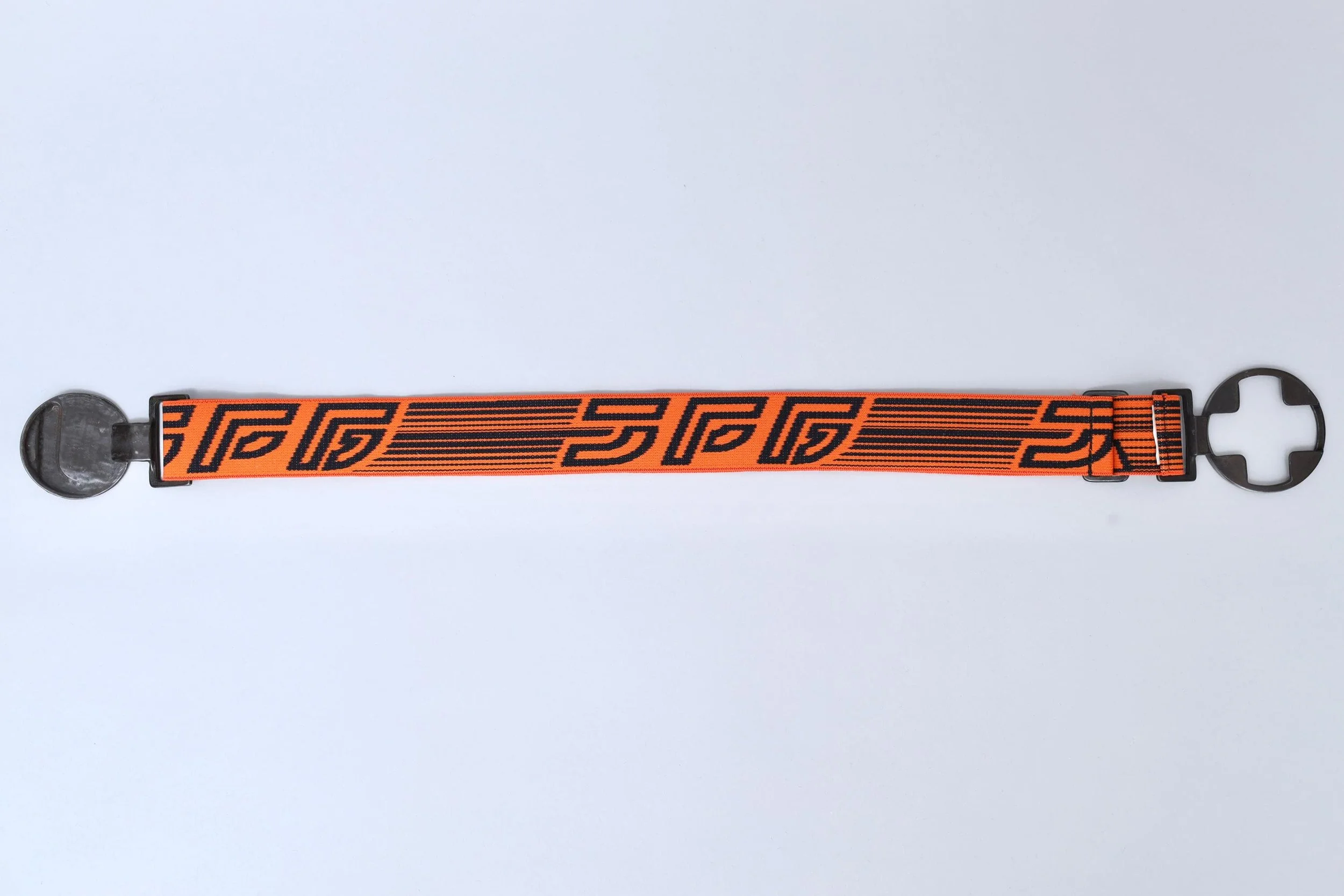 1990s Jean Paul Gaultier orange elastic JPG logo