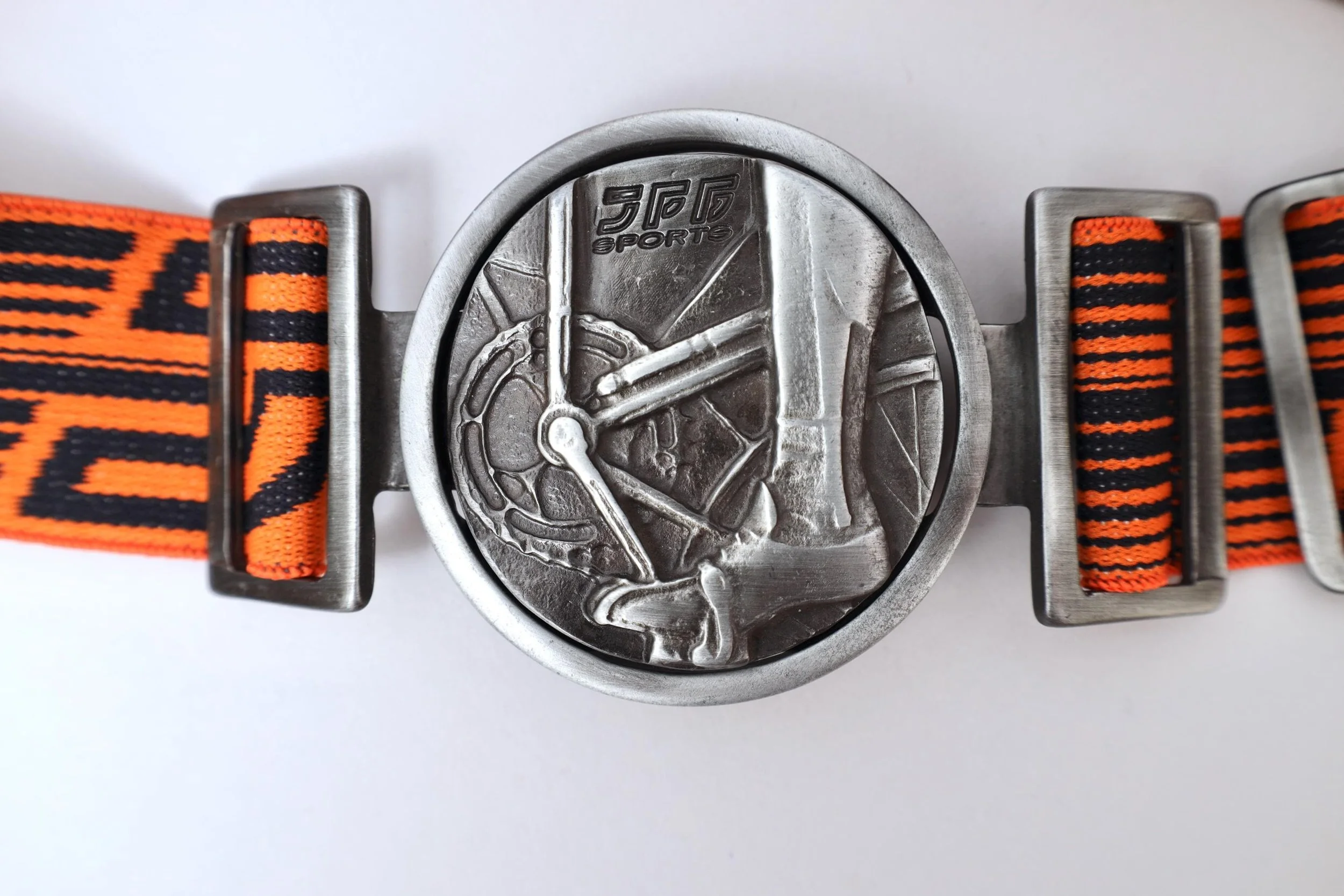 1990s JPG Jean Paul Gaultier cyclist metal buckle