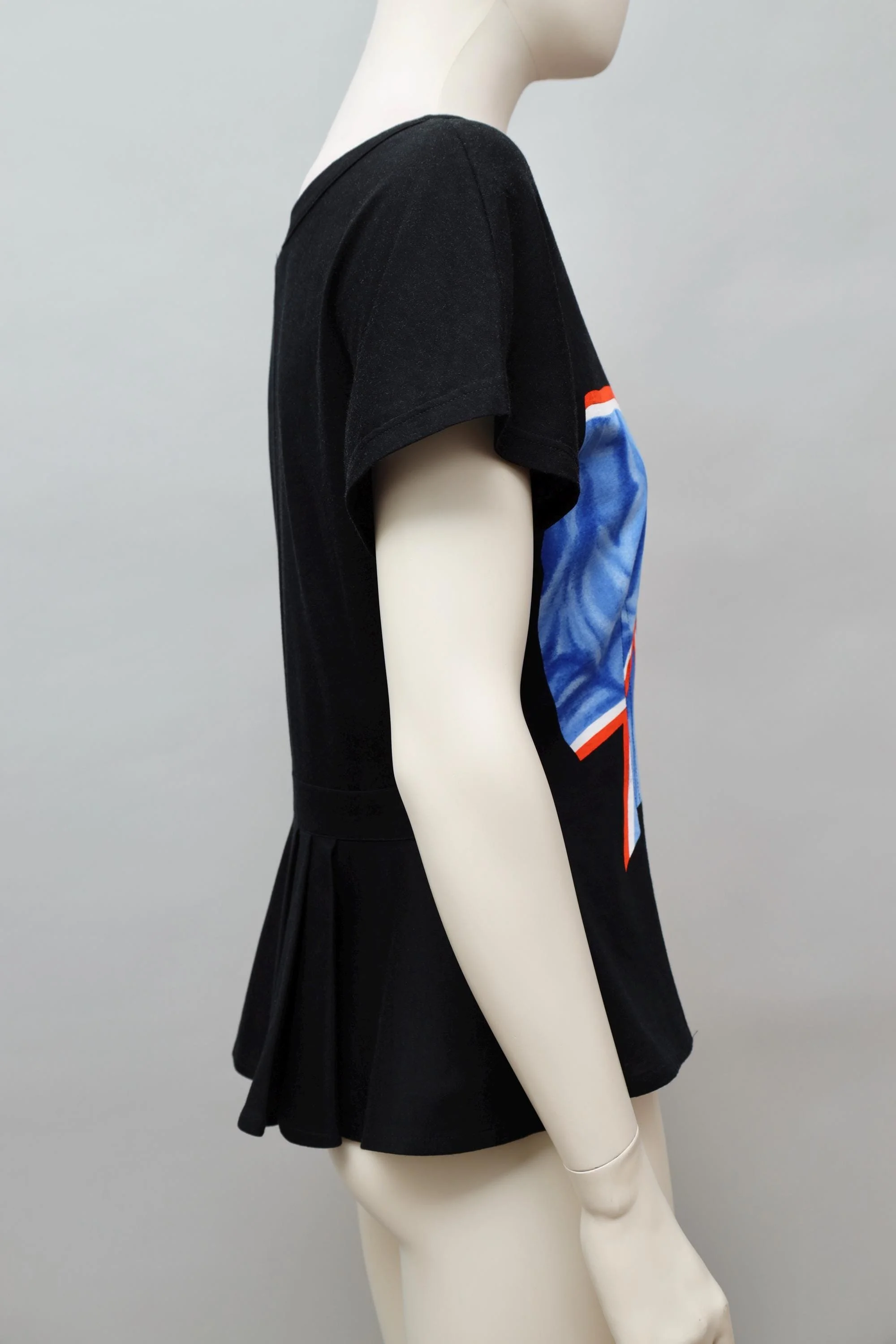 1980s Oceano by La Perla V.I.P. bow graphic top