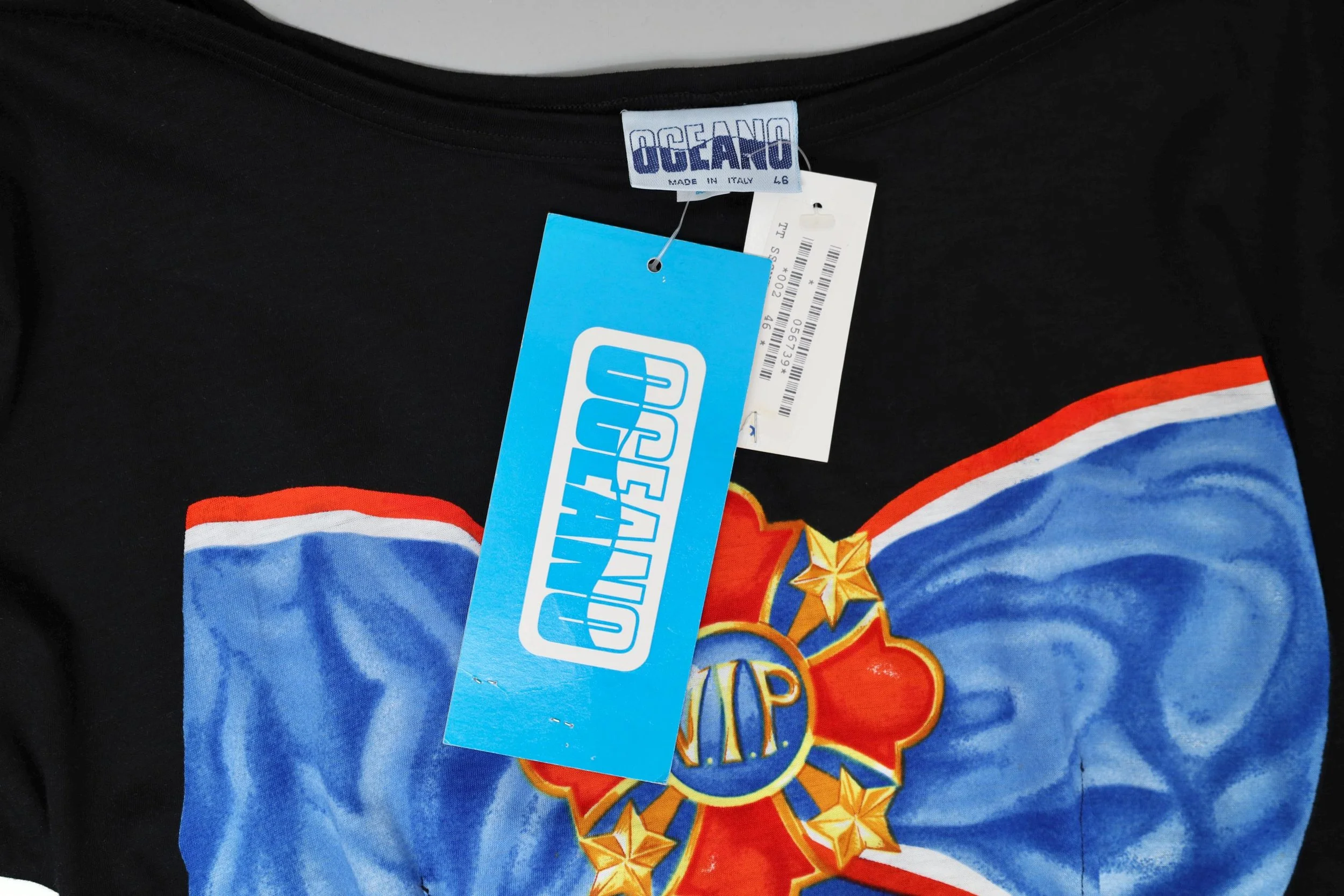 1980s Oceano by La Perla label tag