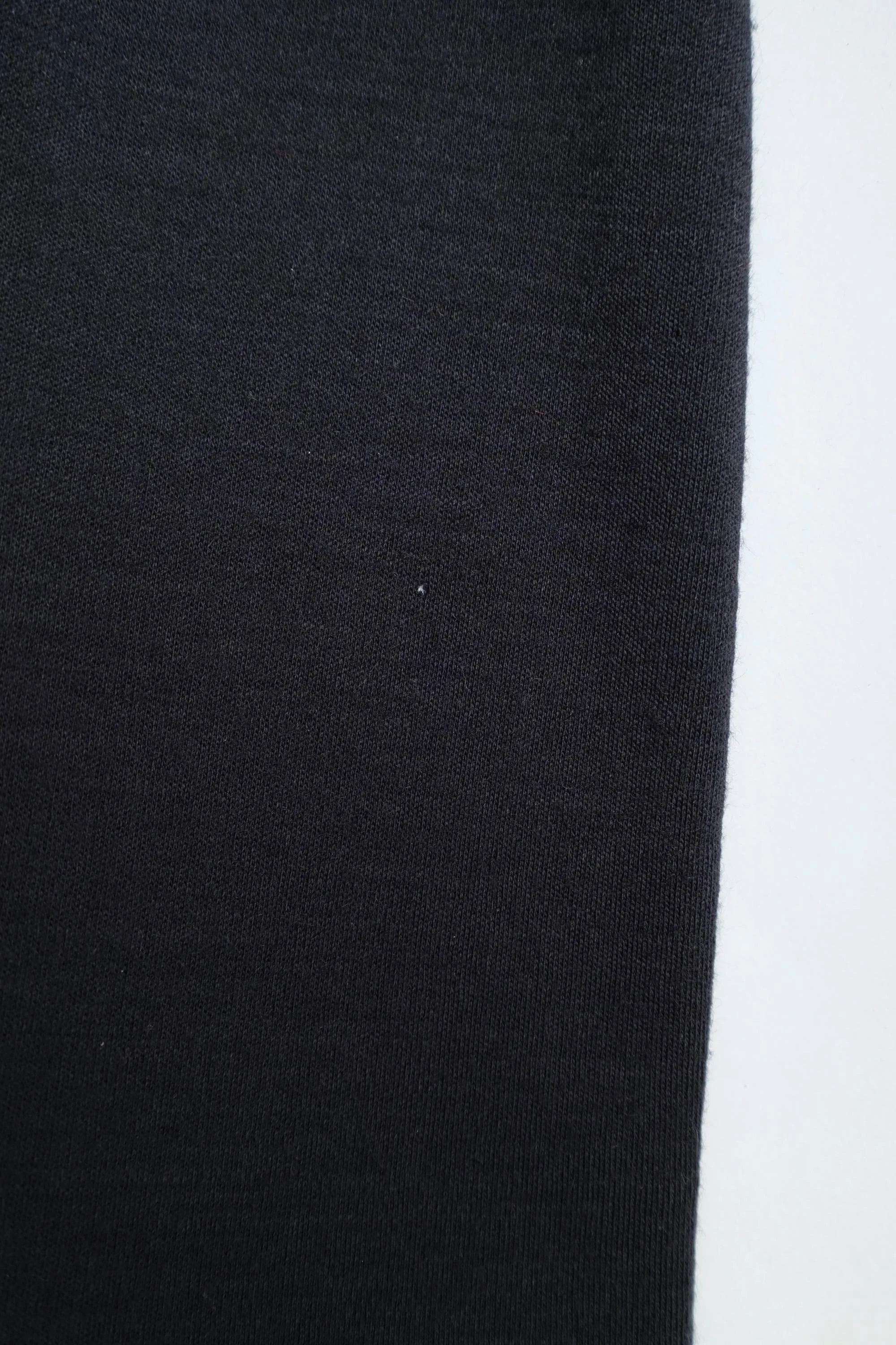 black wool skirt detail