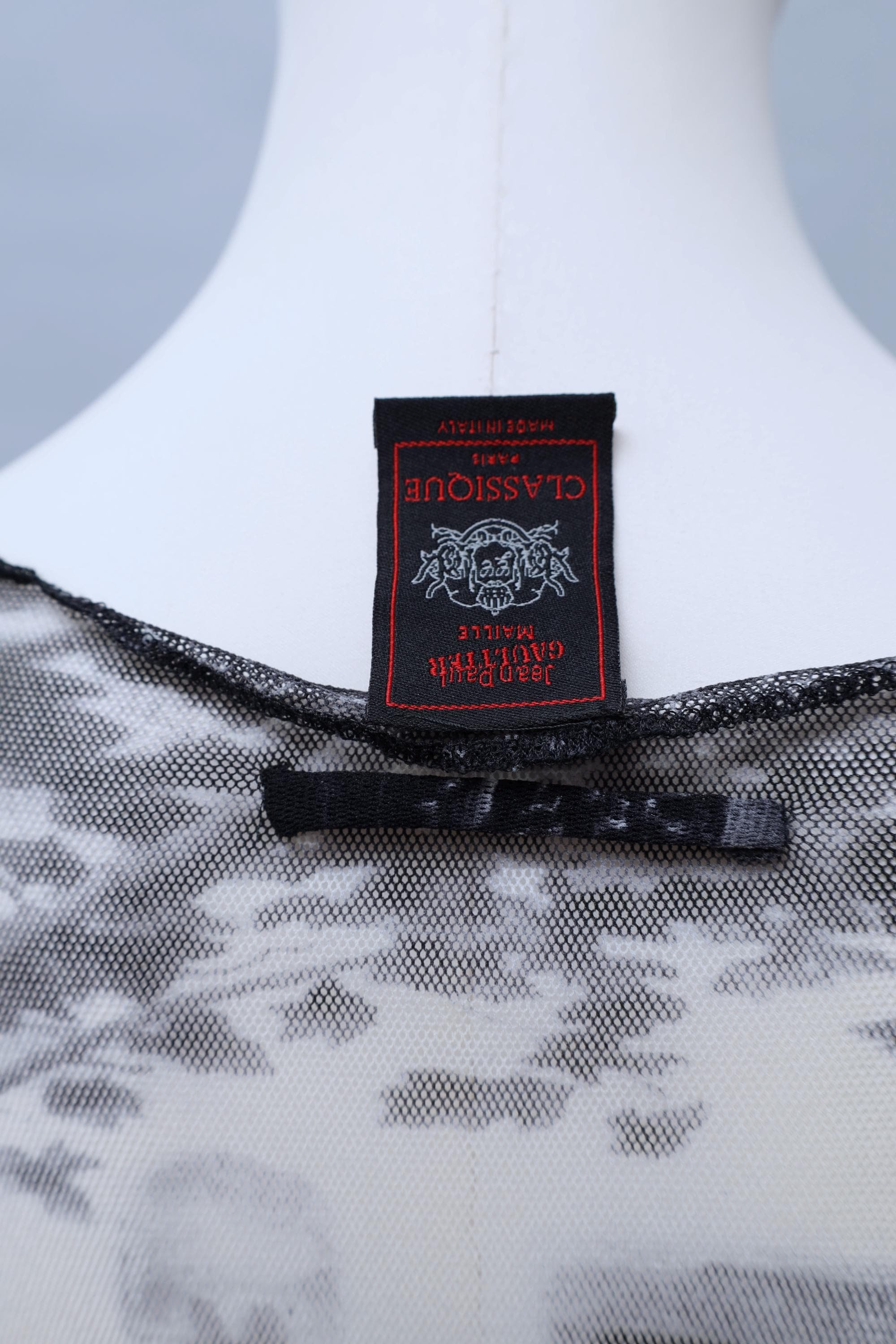 S/S 1998 Jean Paul Gaultier label tag