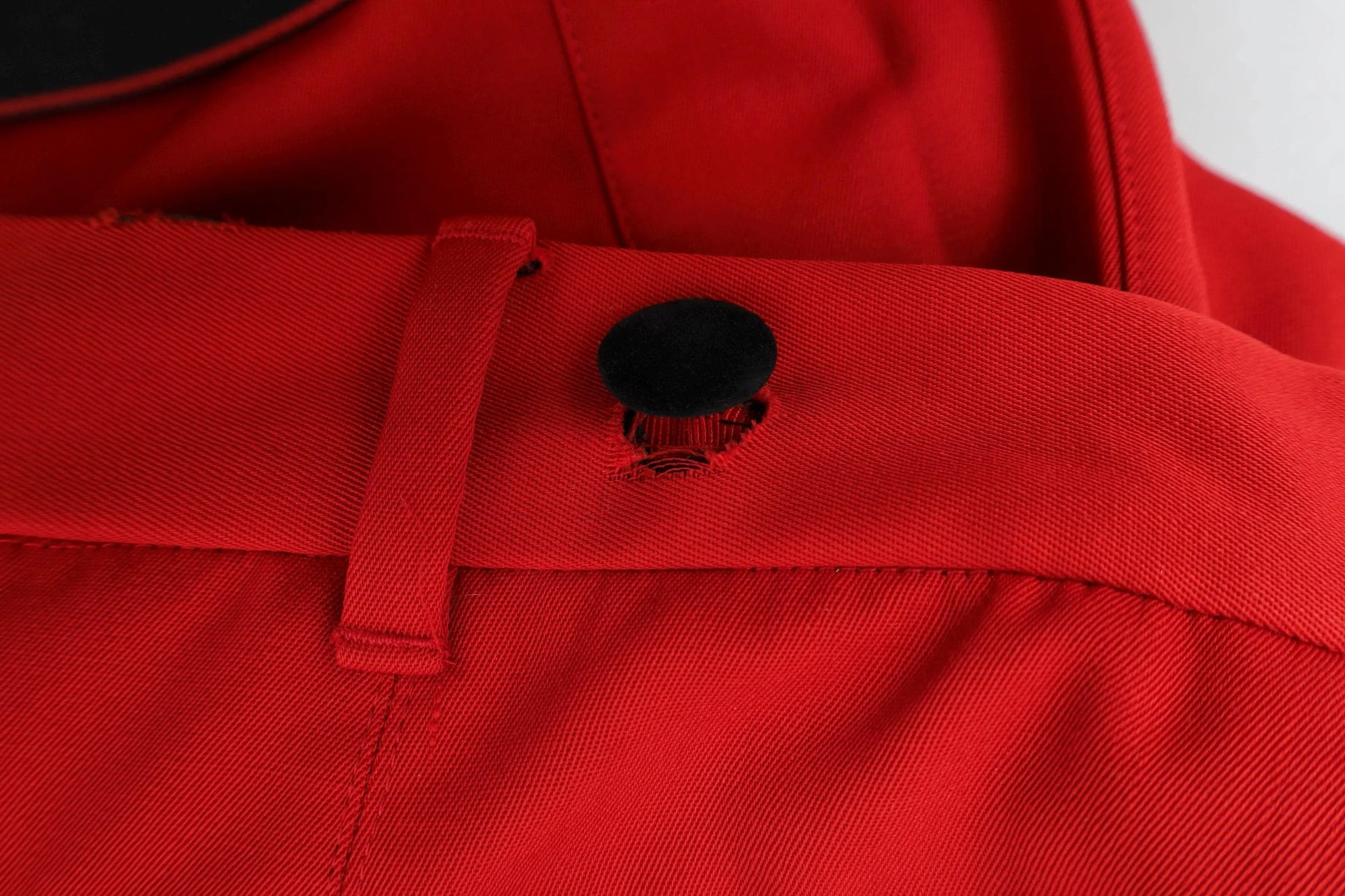 black velvet button detail