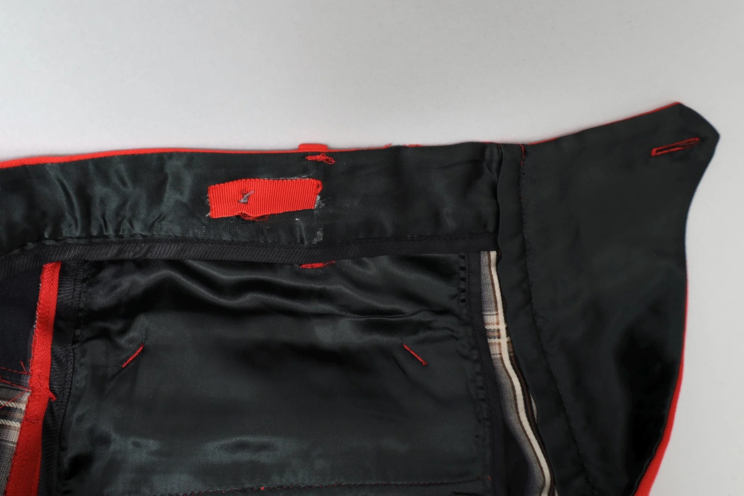 satin lining detail