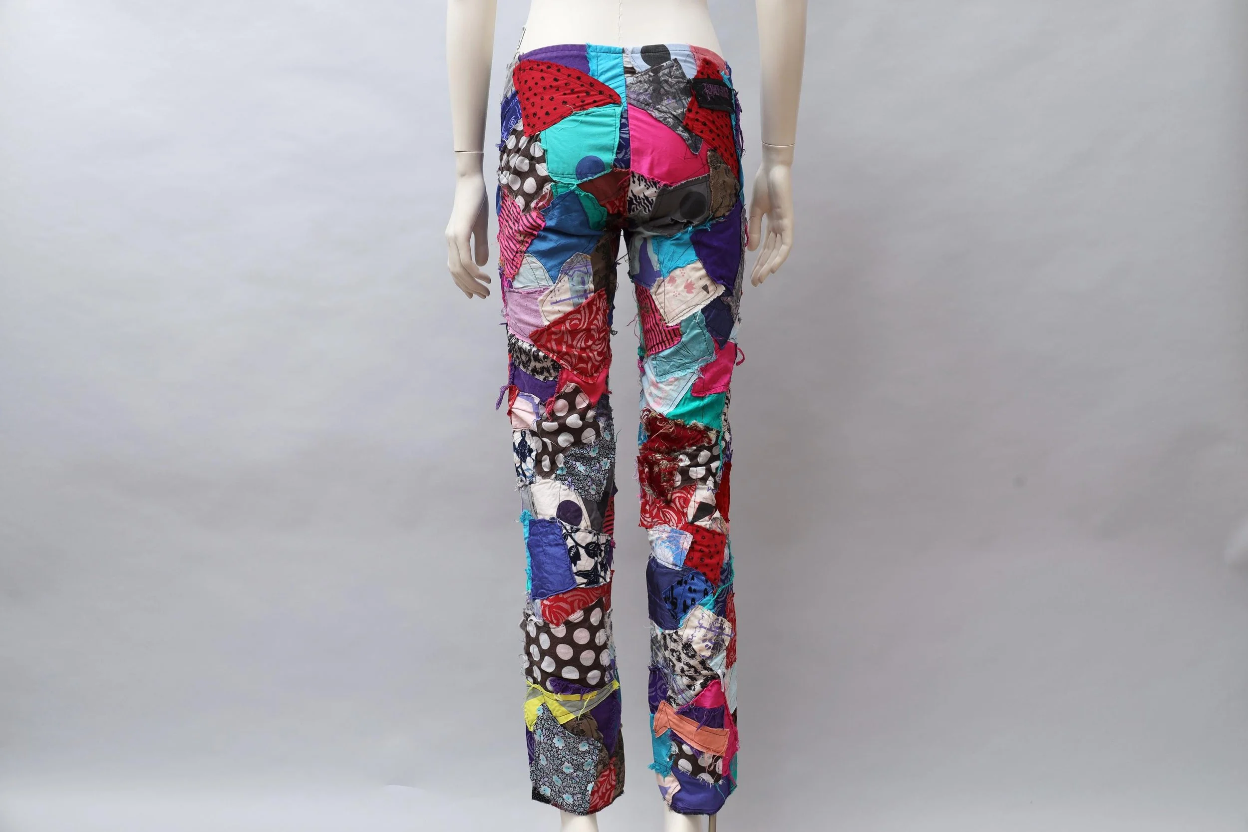 1980s Planet Alice multi-pattern patchwork pants