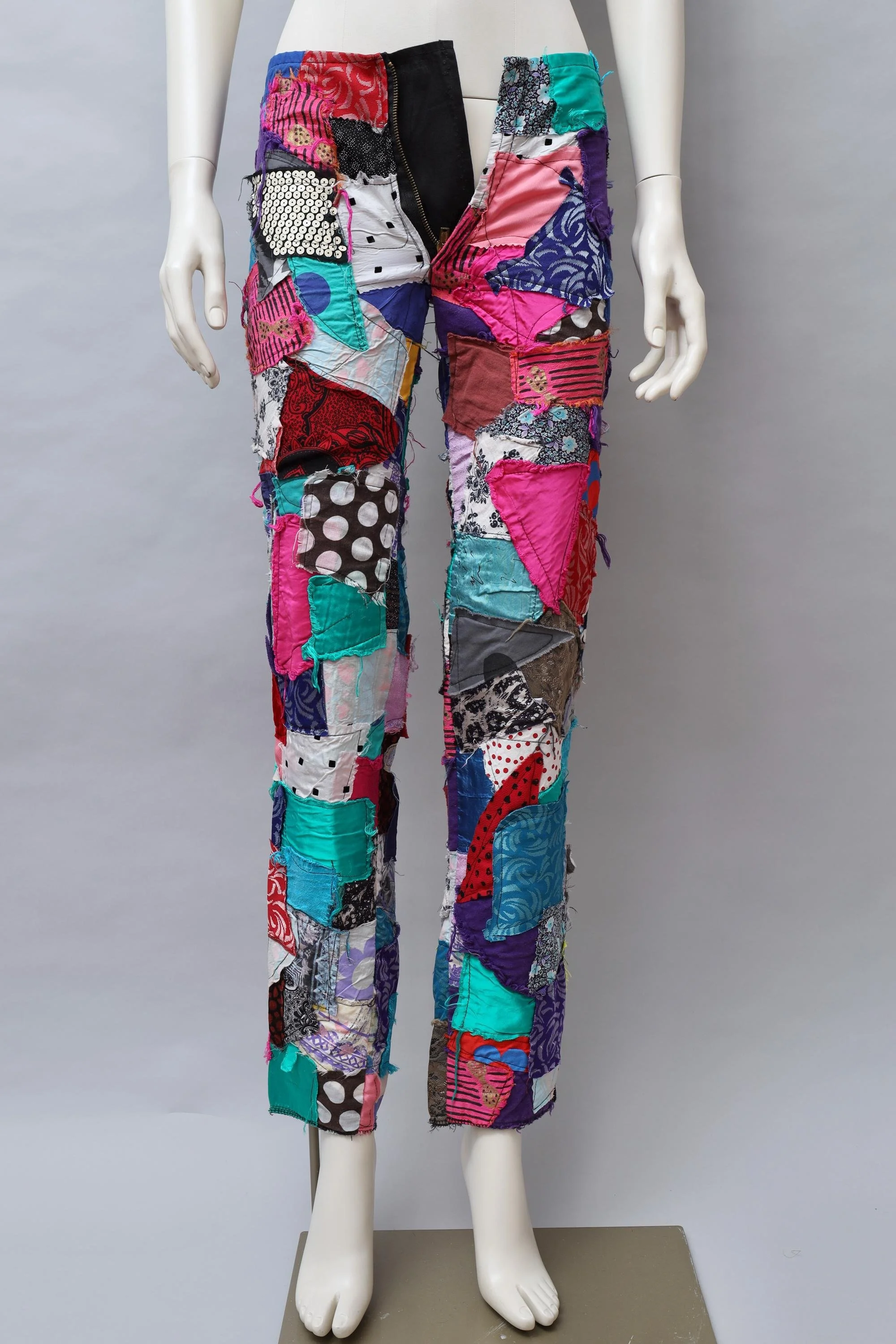 1980s Planet Alice multi-pattern patchwork pants
