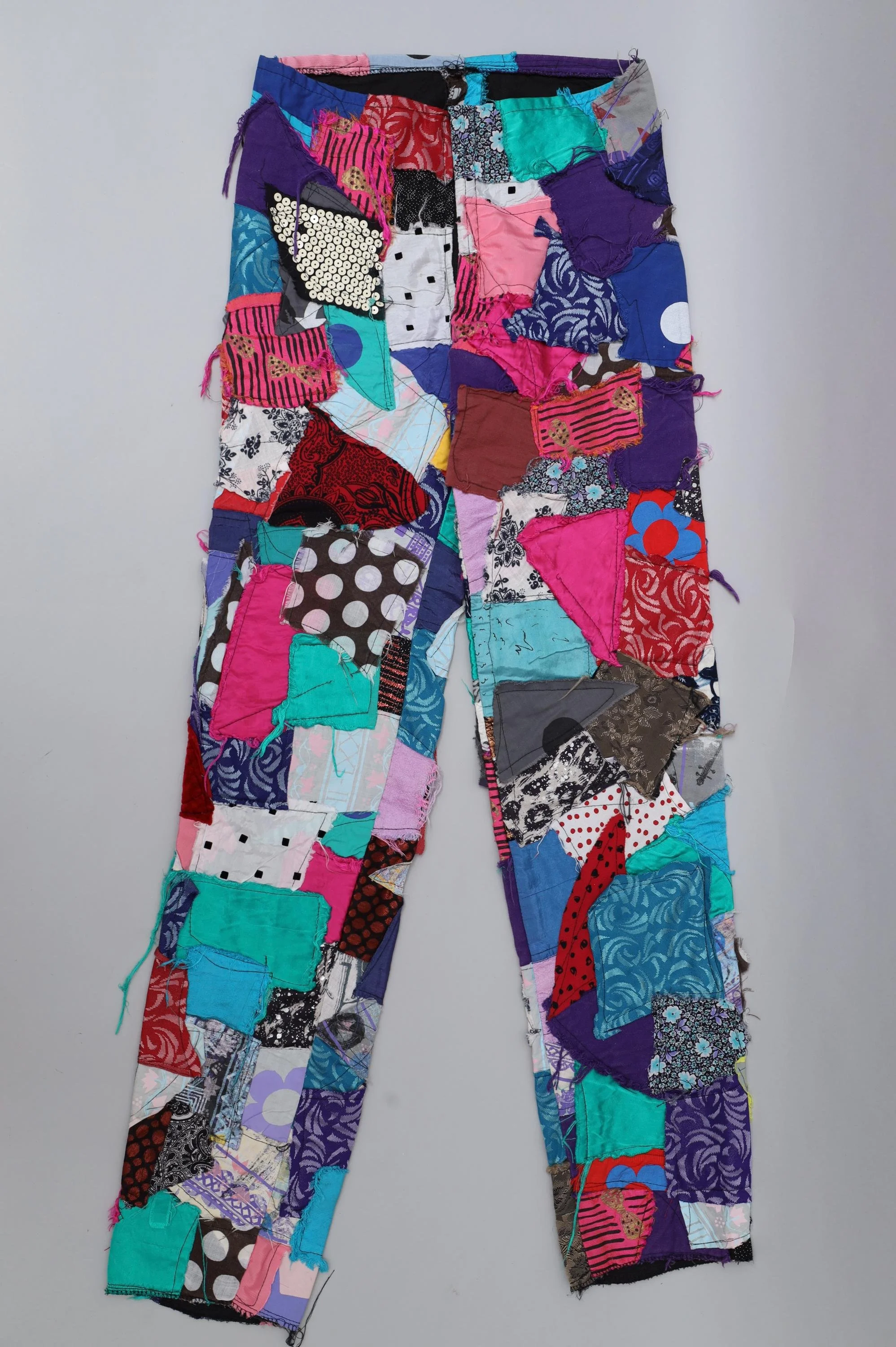 1980s Planet Alice multi-pattern patchwork pants