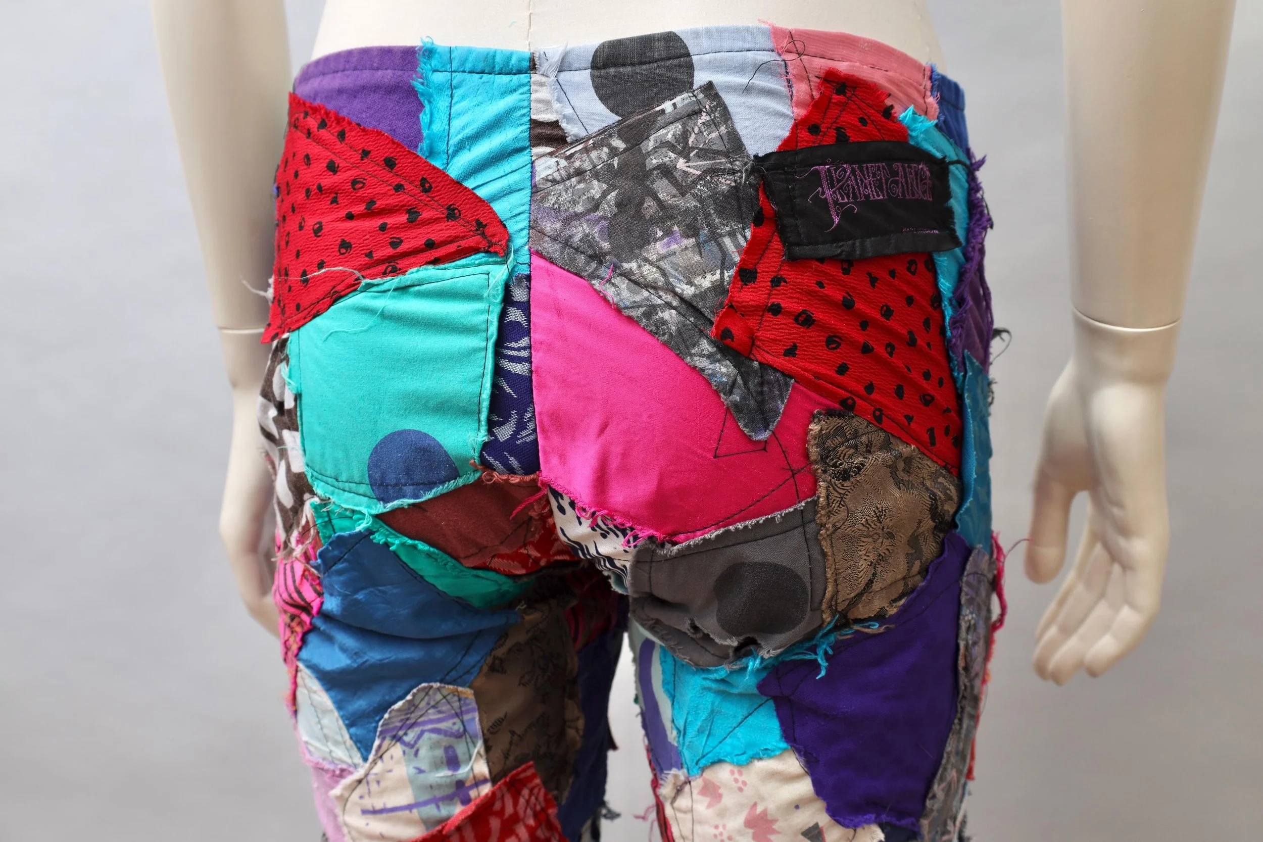 1980s Planet Alice multi-pattern patchwork pants