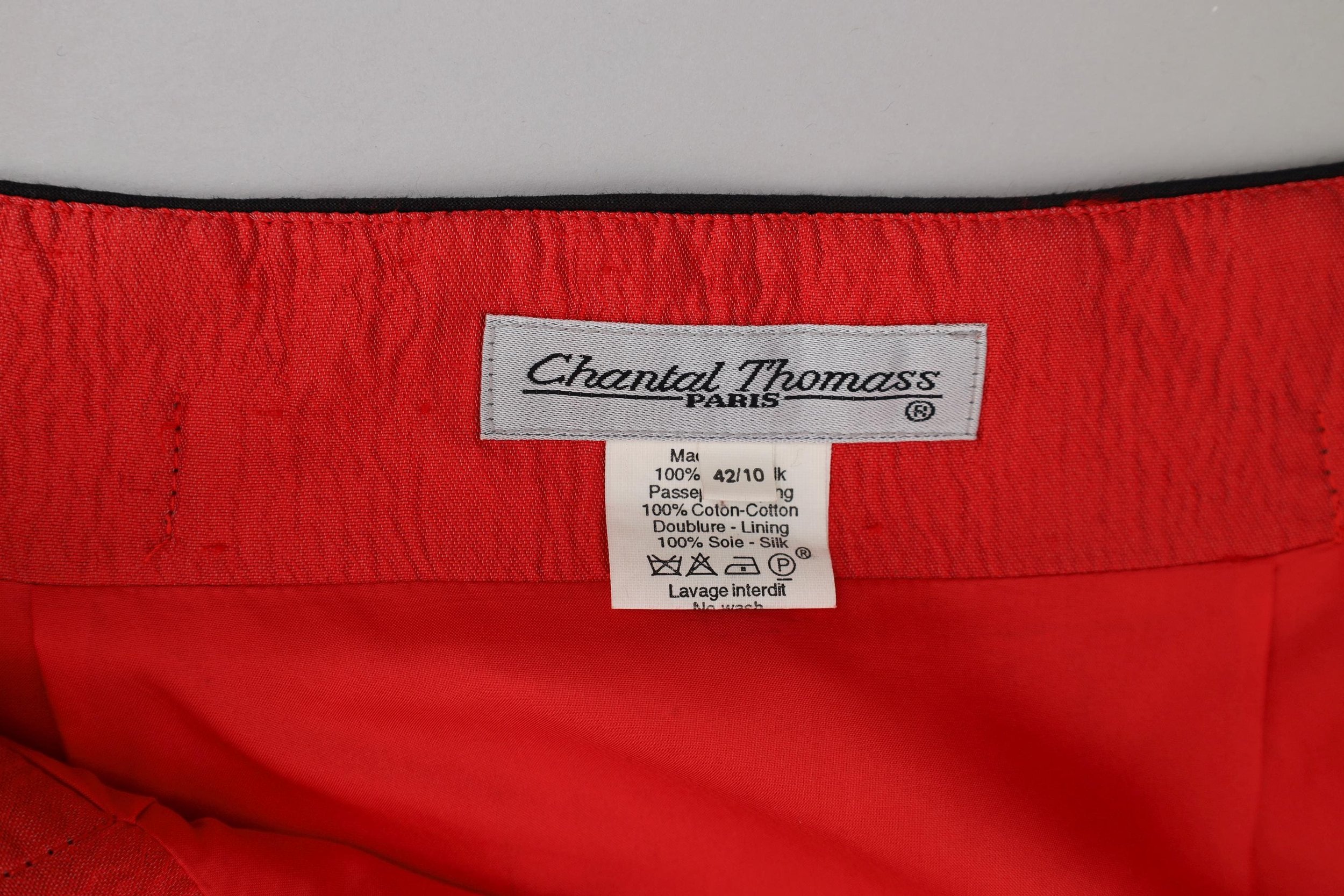 late 1980s / early 1990s Chantal Thomass label tag