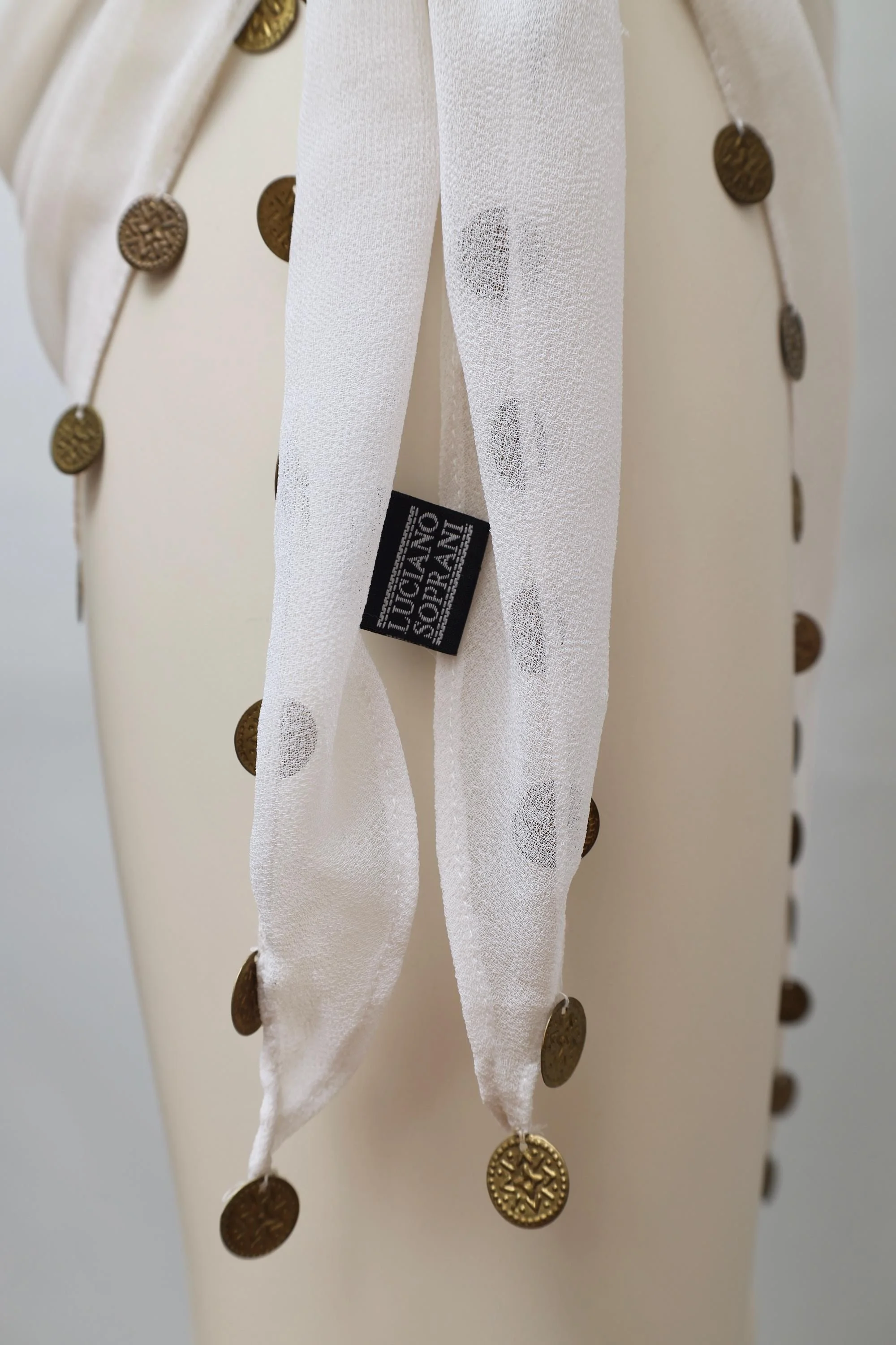 1980s / early 1990s Luciano Soprani label tag