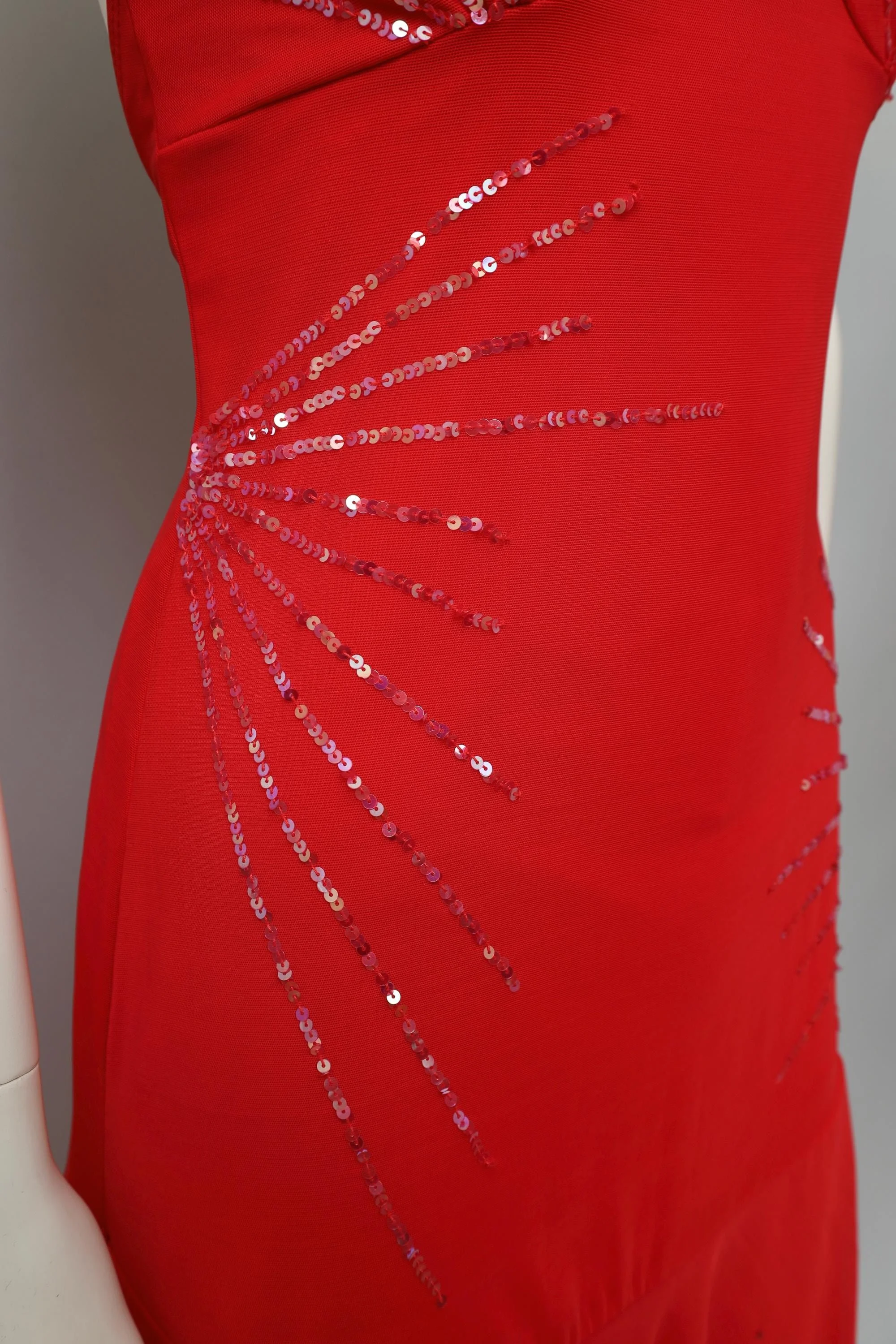 1990s Jessie Norman art deco sequins