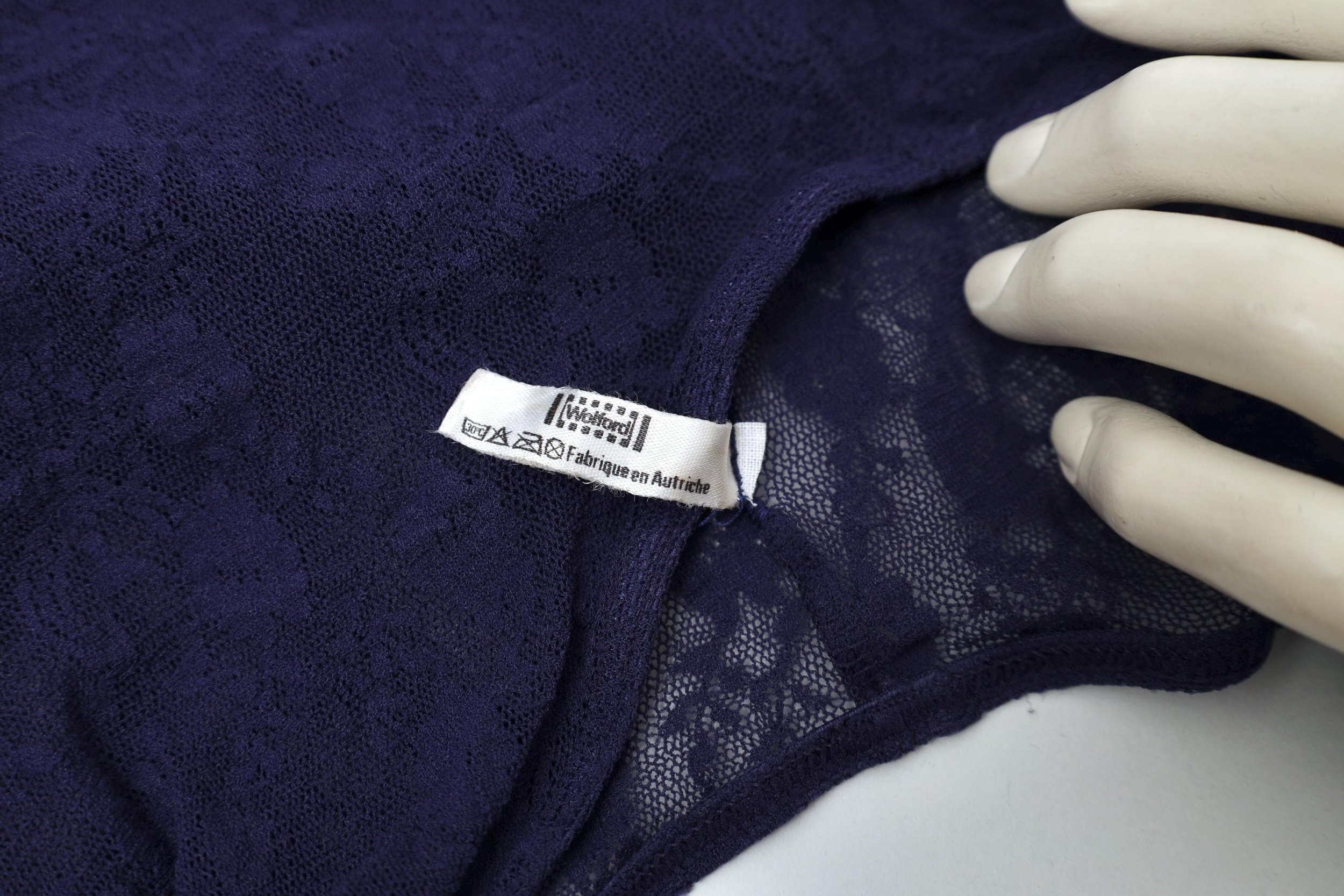 1980s Chantal Thomass Wolford label tag
