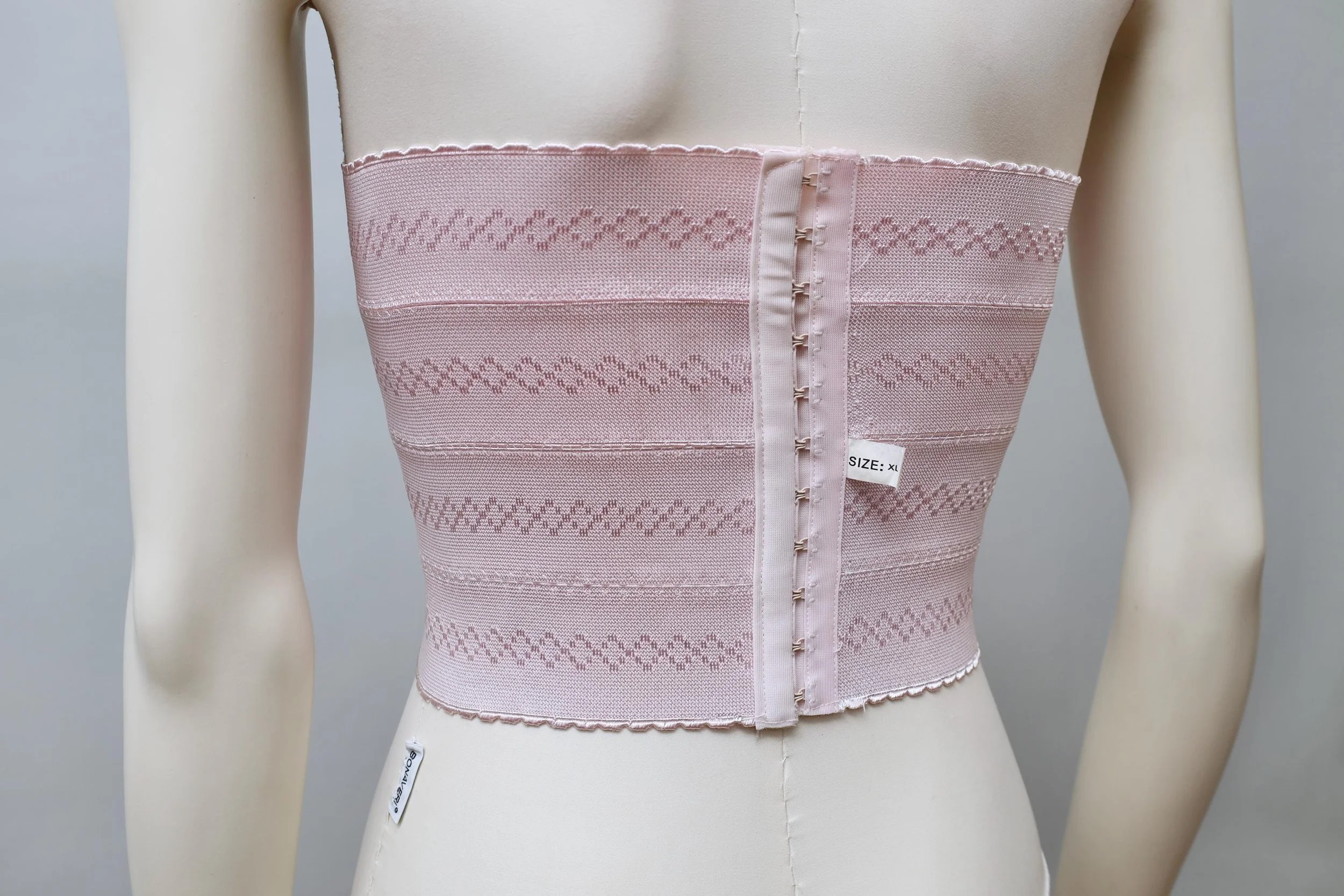 Vintage rose elastic binder corset top