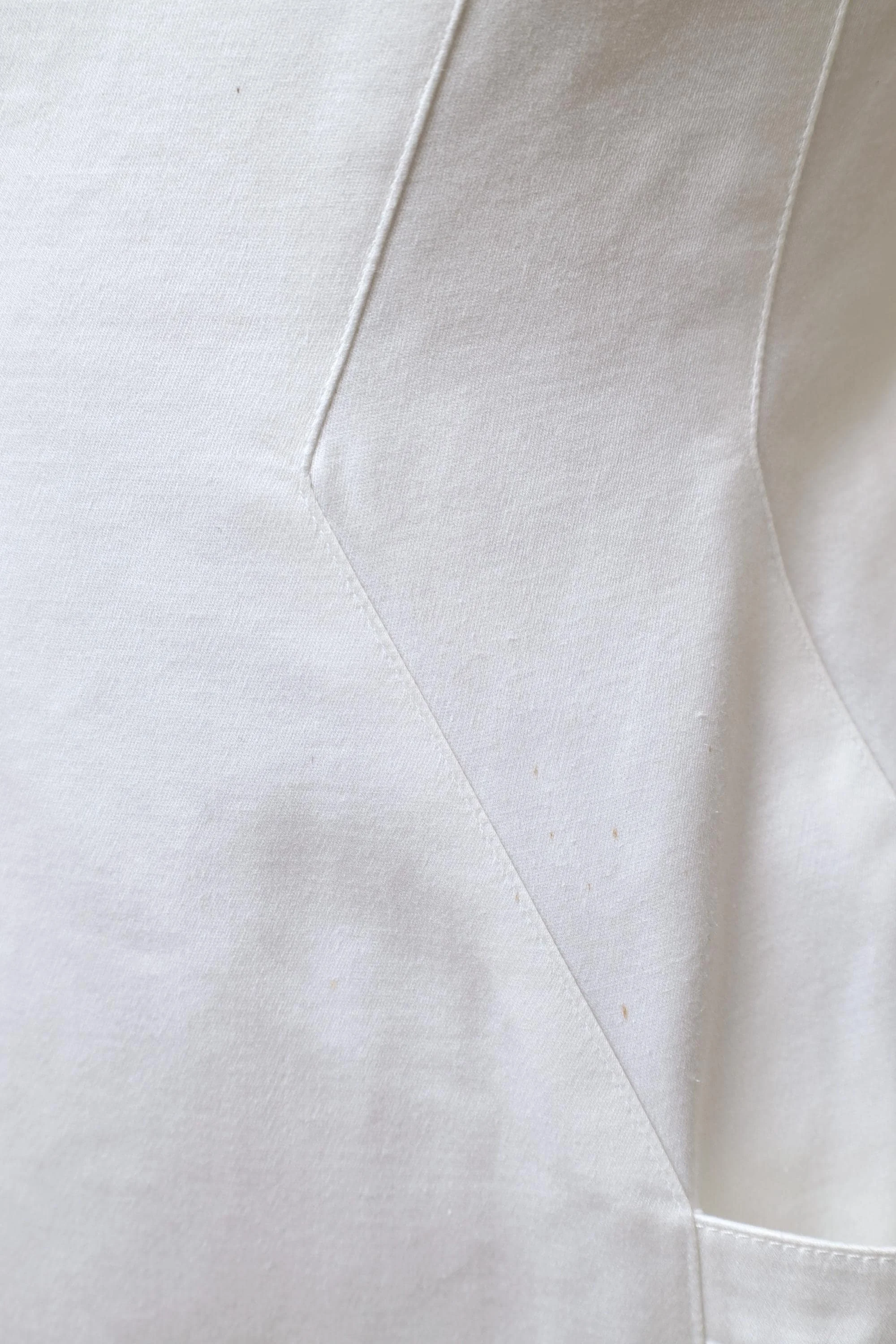 white satin detail