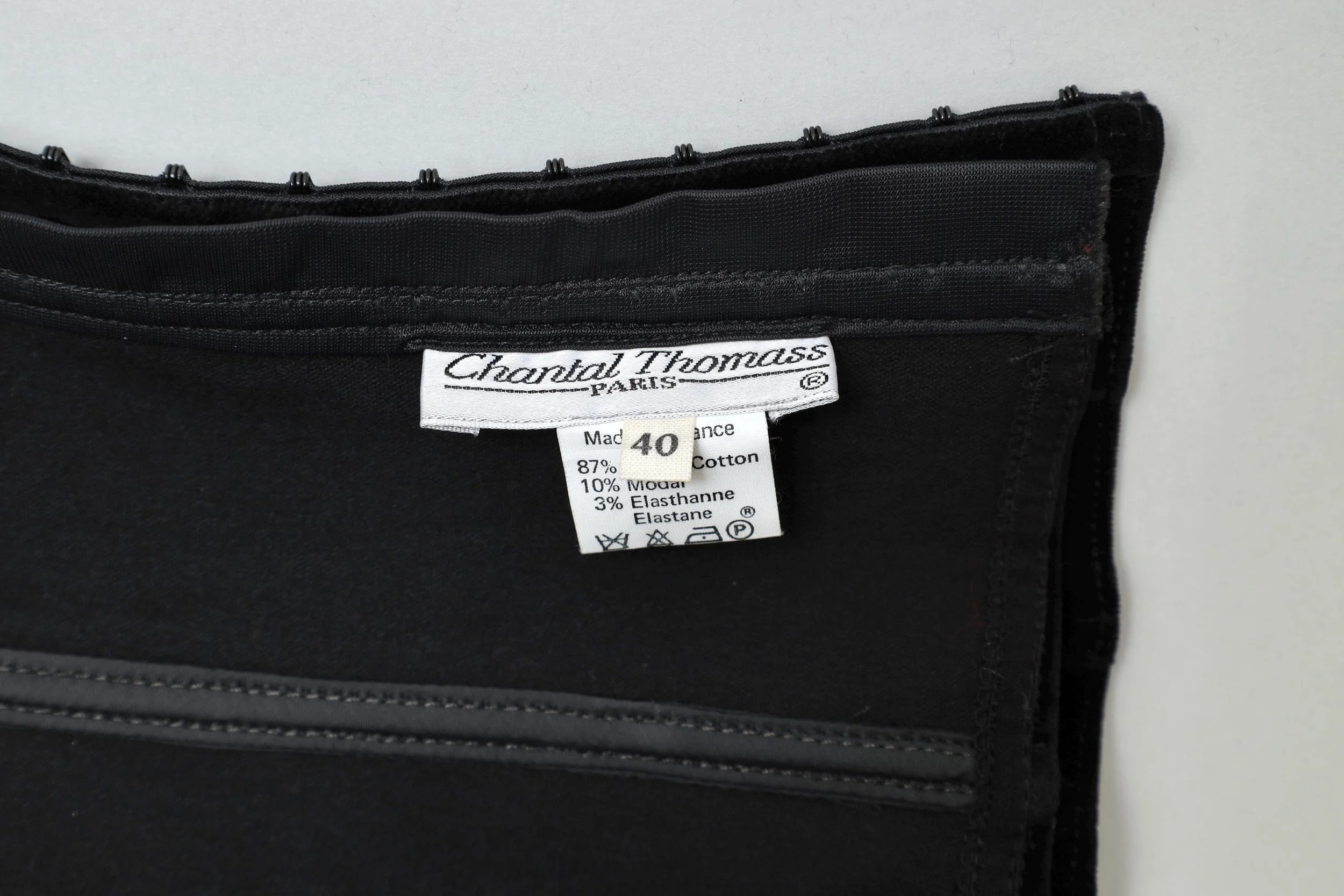 late 1980s / early 1990s Chantal Thomass label tag