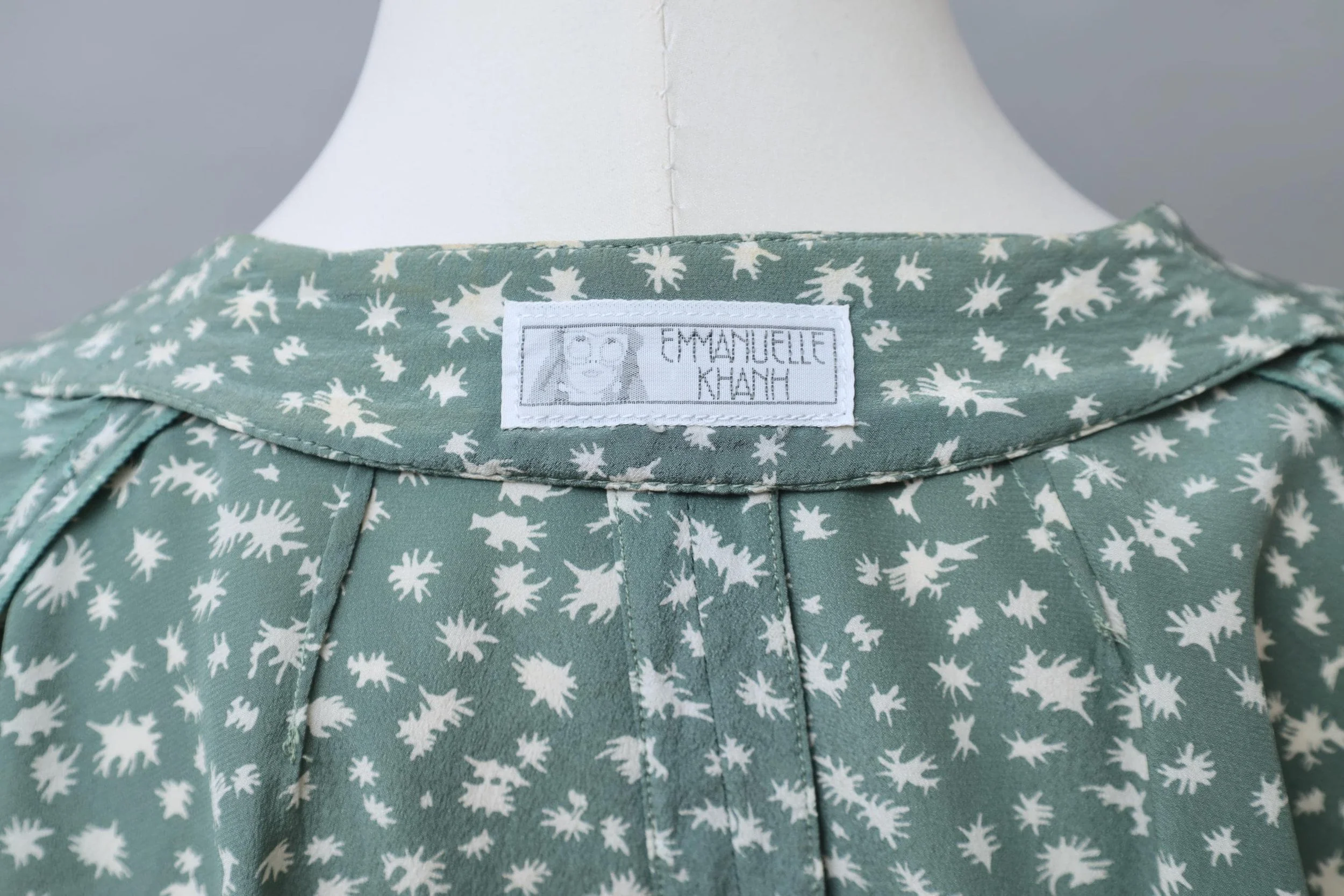 1970s Emmanuelle Khanh label tag
