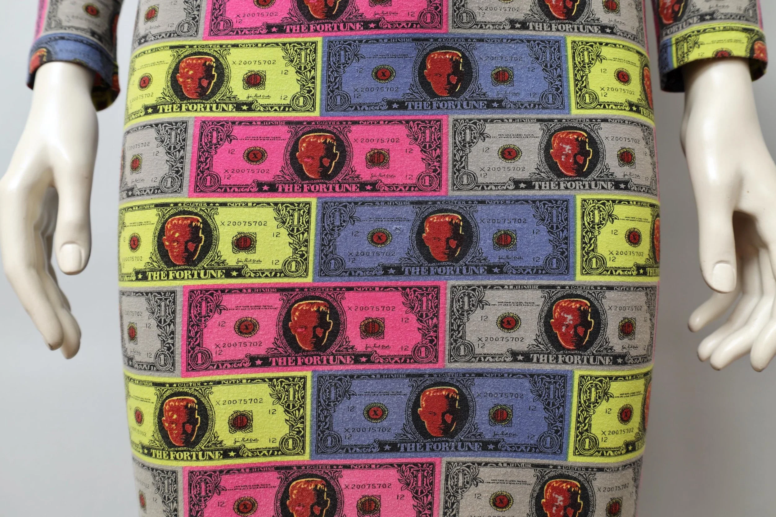 Junior Gaultier Jean Paul Gaultier money print
