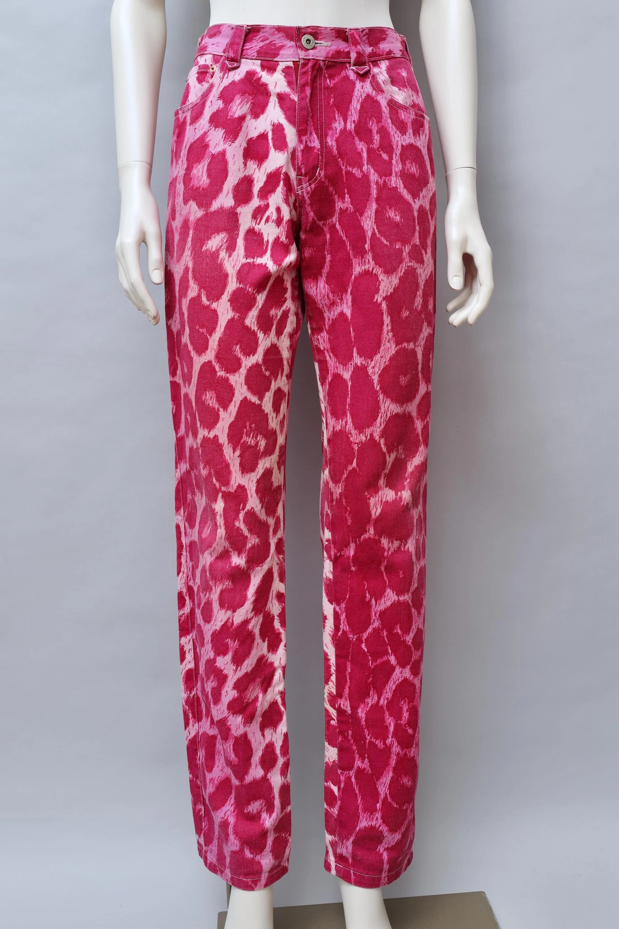 Sexy Dynamite London pink leopard print jeans