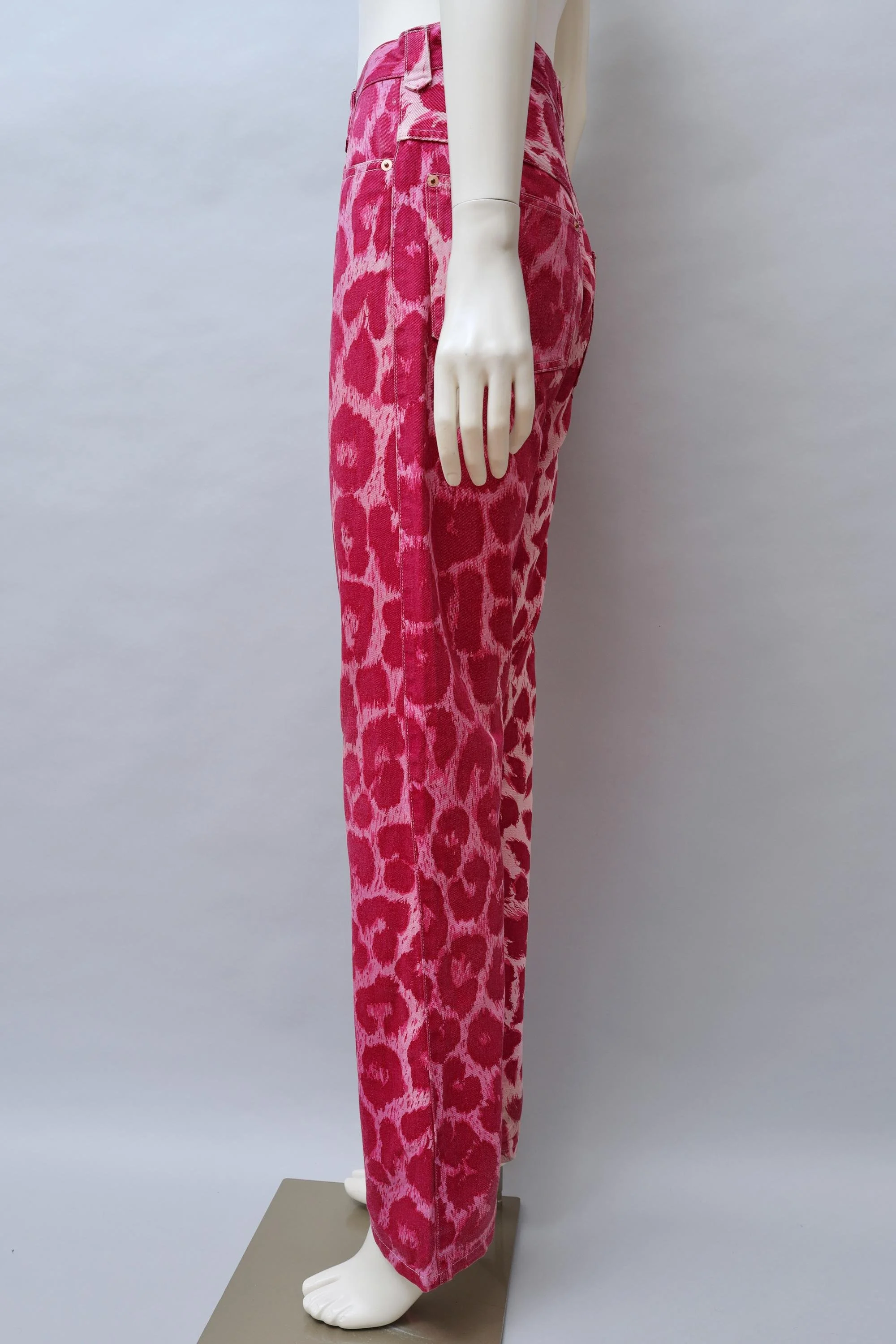 Sexy Dynamite London pink leopard print jeans