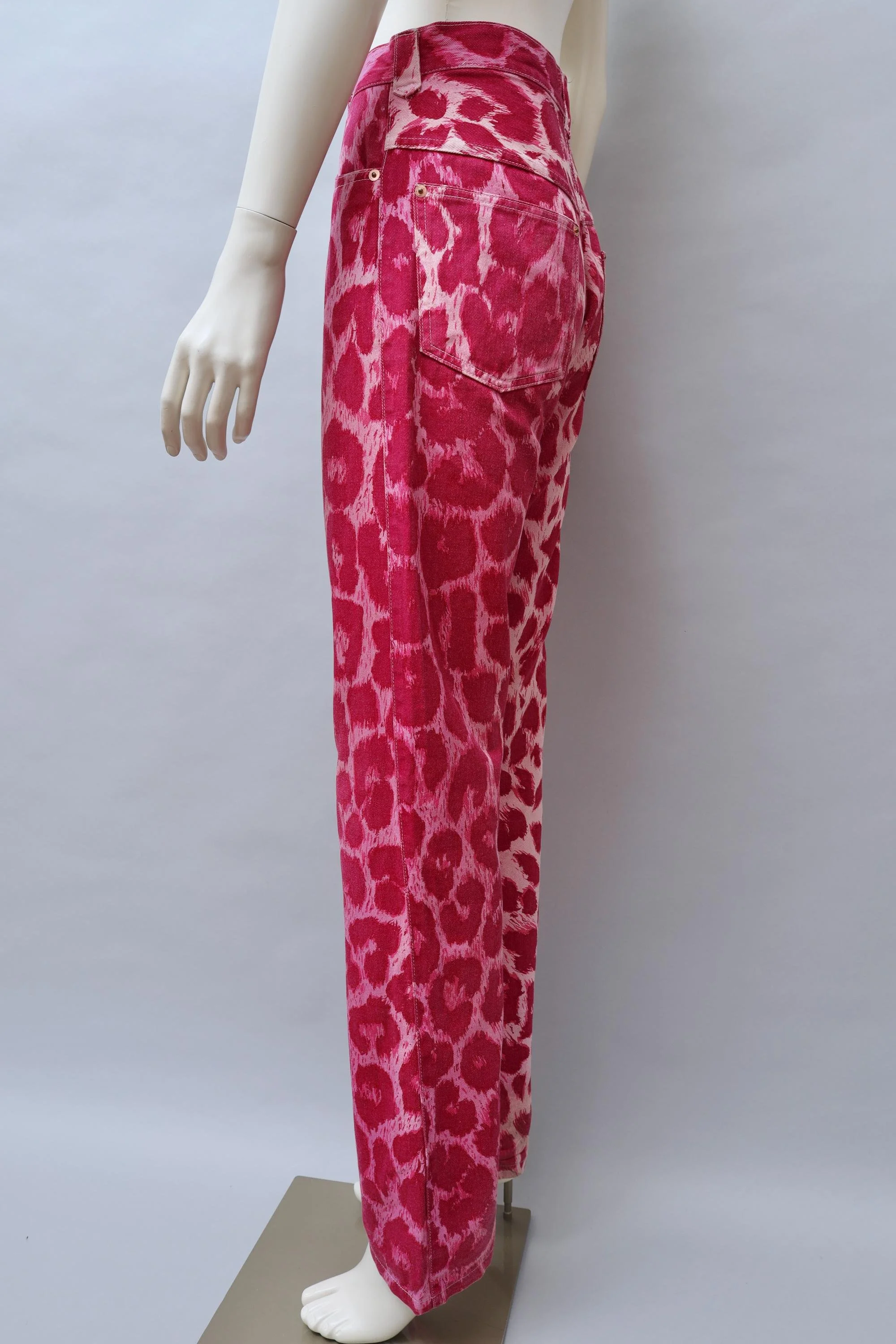 Sexy Dynamite London pink leopard print jeans