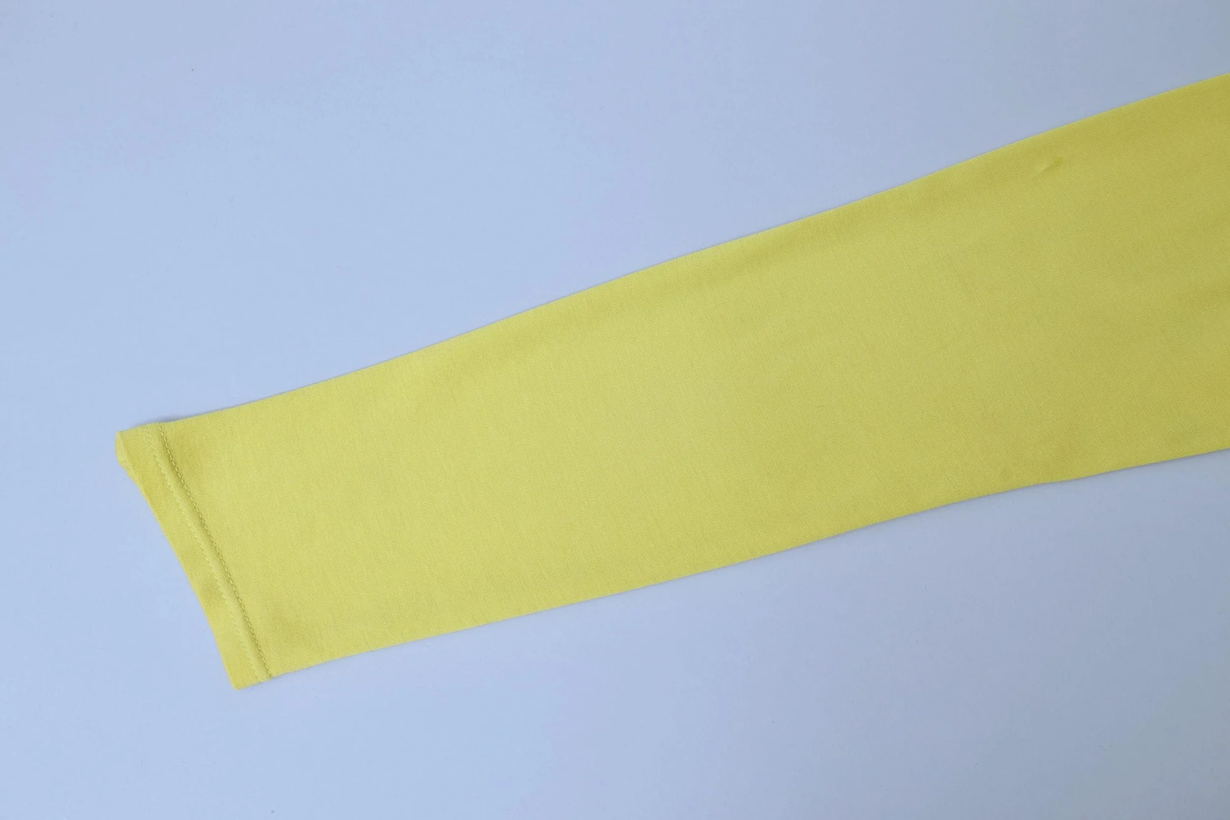 bright yellow cotton sleeve