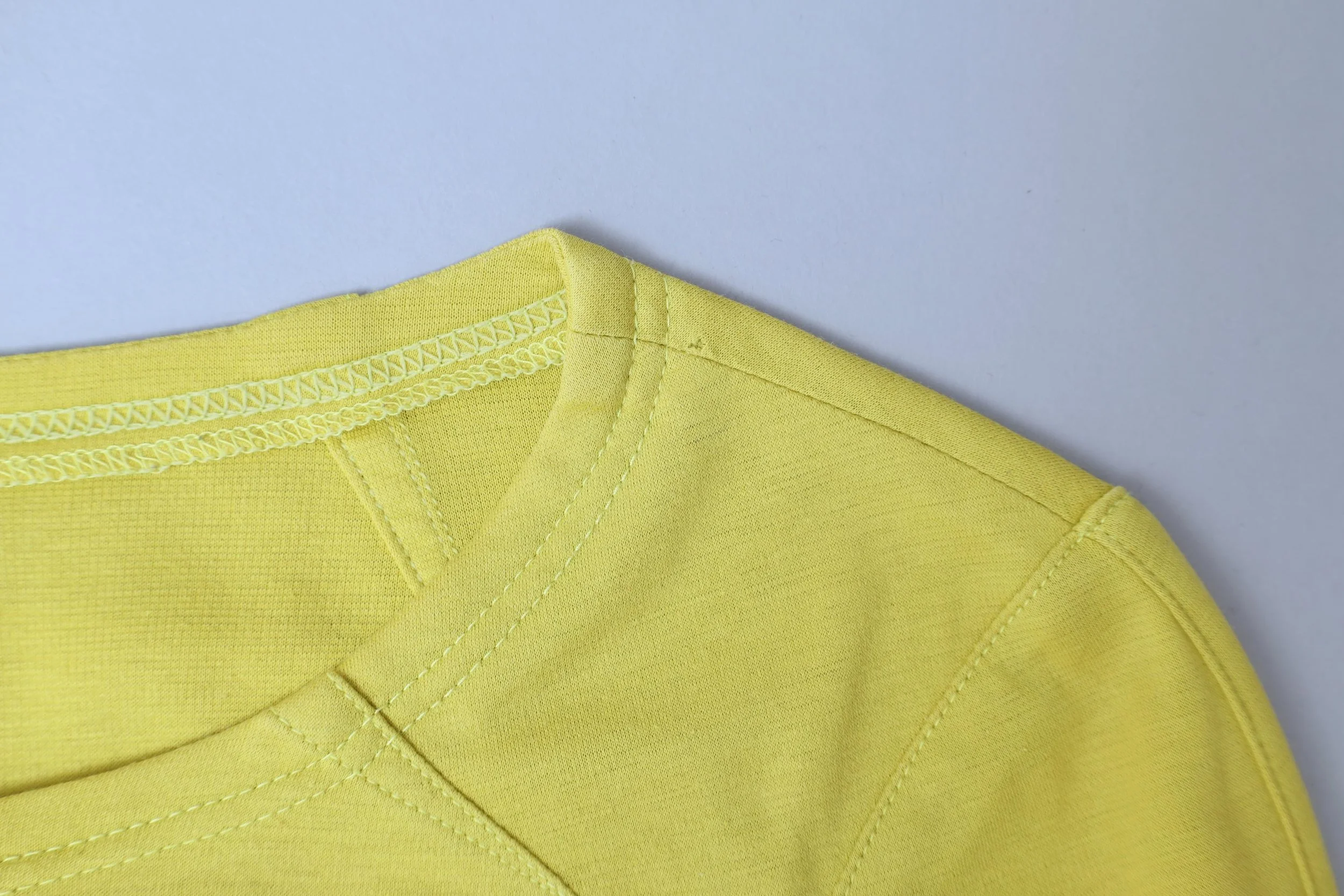 bright yellow cotton detail