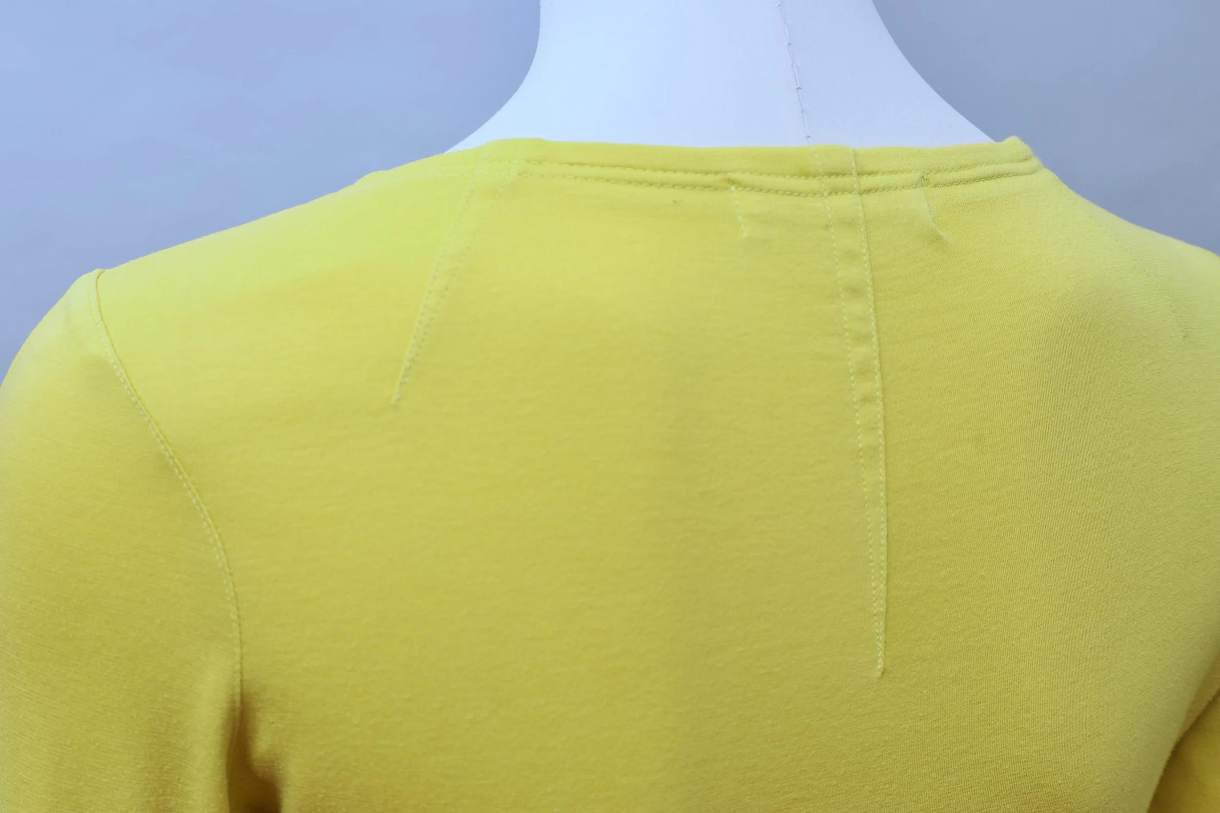 bright yellow cotton detail