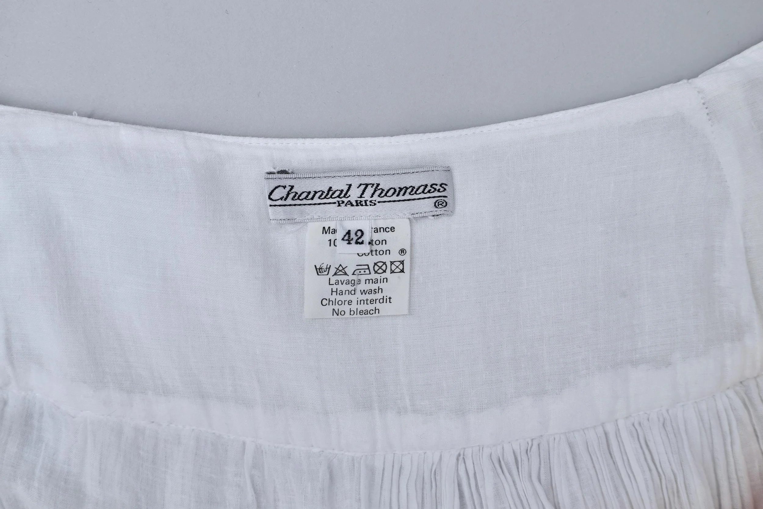 1990s Chantal Thomass label tag
