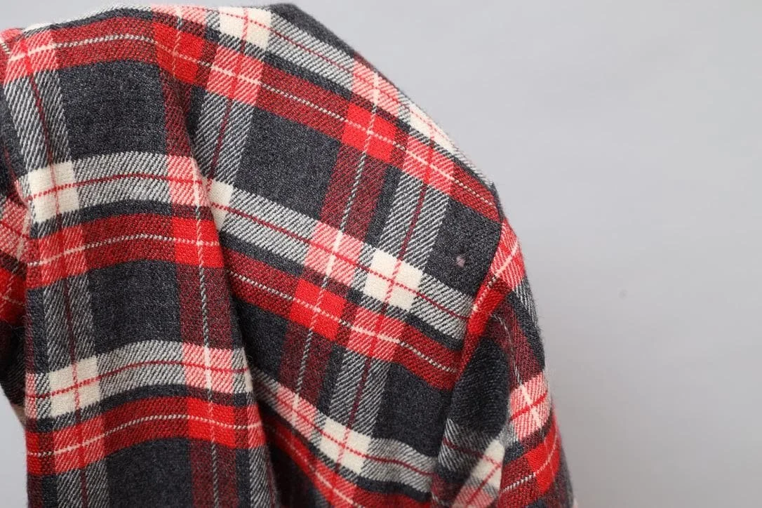 late 1980s Chantal Thomass Suite tartan zip-up cardigan detail