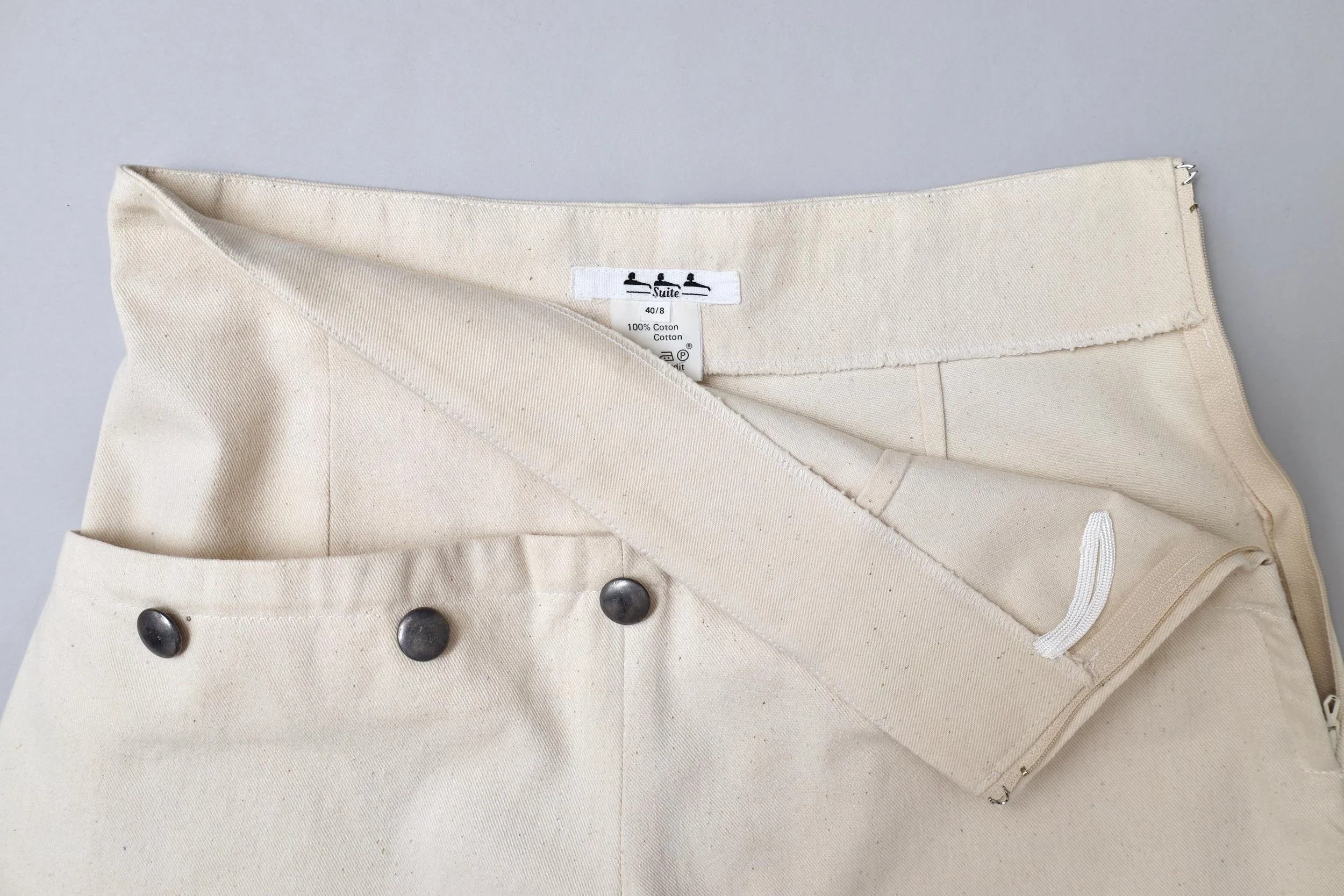 late 1980s / early 1990s Chantal Thomass Suite canvas sailor shorts