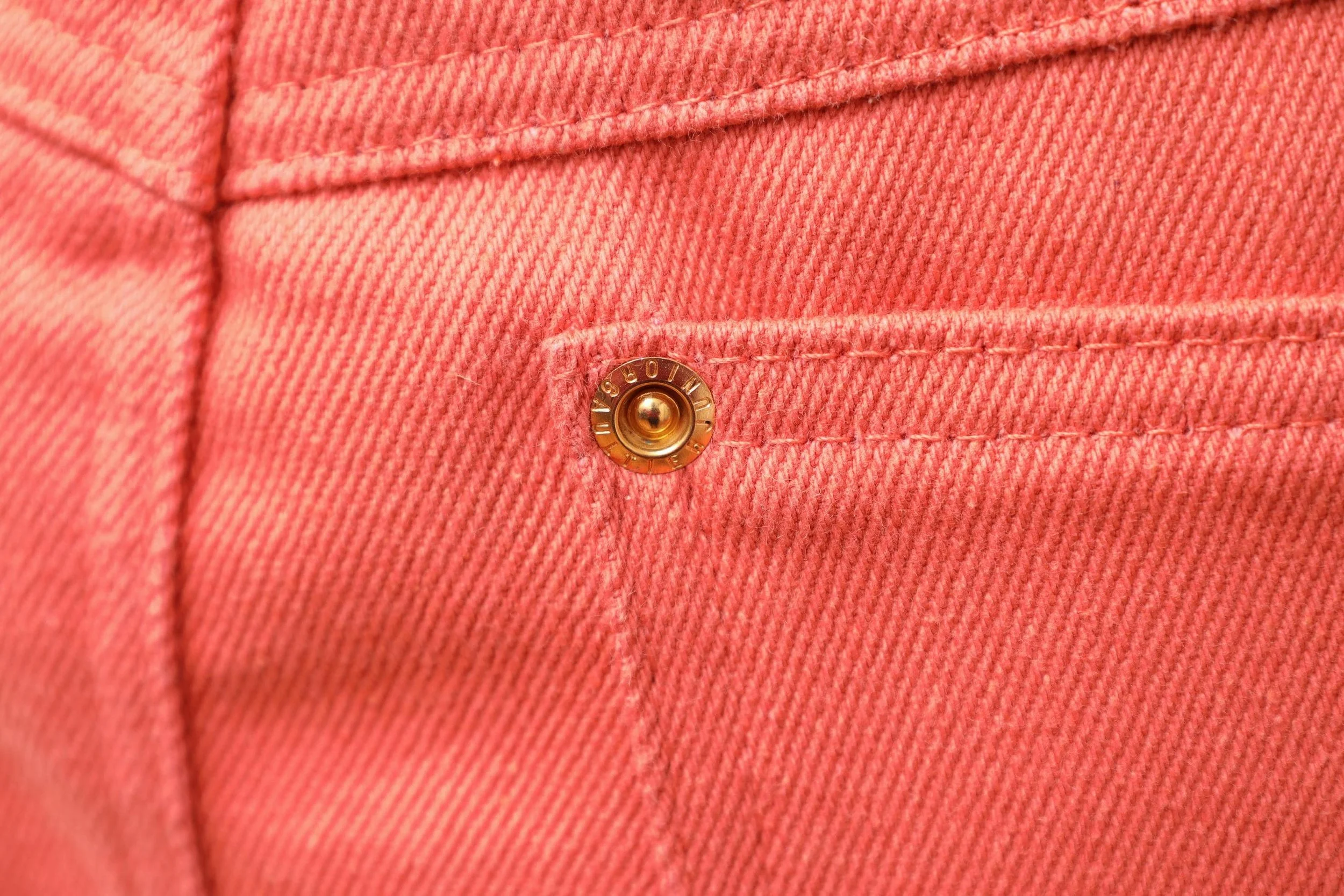 Junior Gaultier salmon cotton rivet