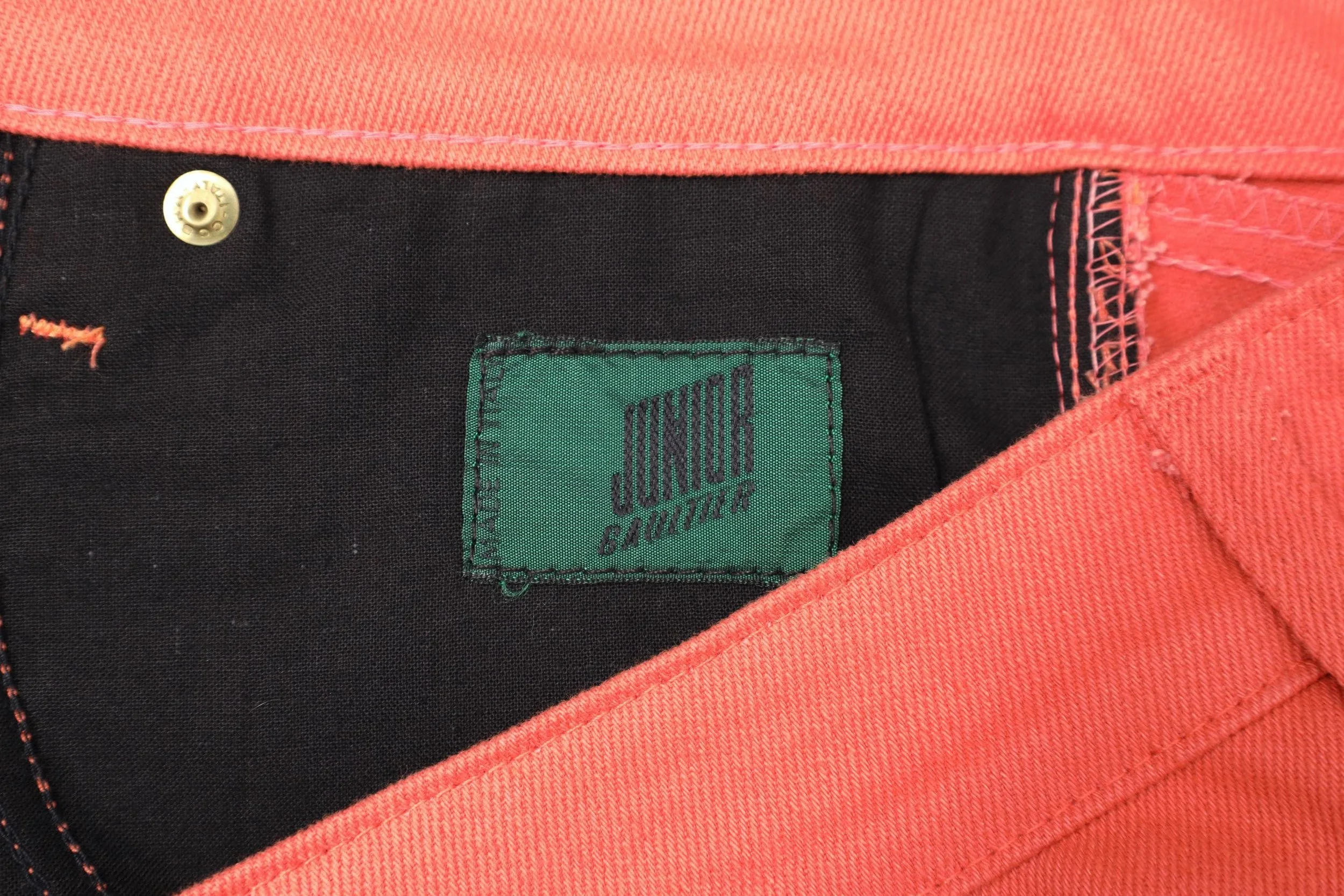 1980s Junior Gaultier label tag
