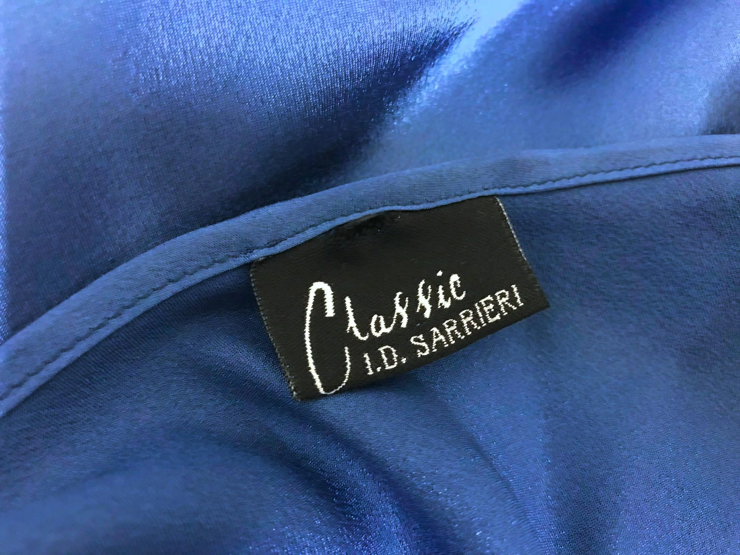 1980s I.D. Sarrieri label tag