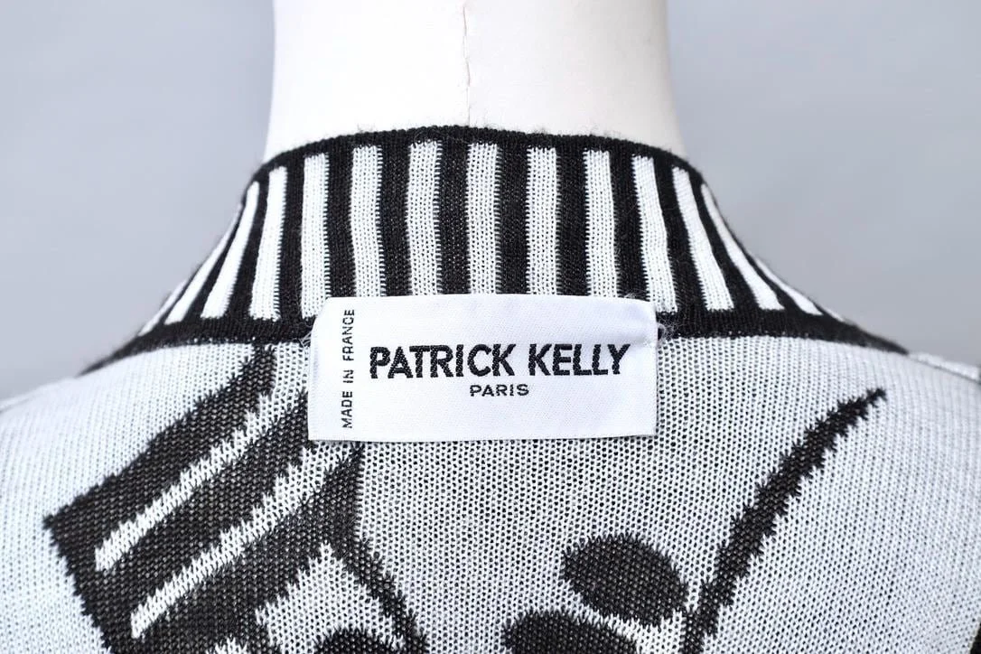 S/S 1989 Patrick Kelly Paris label tag