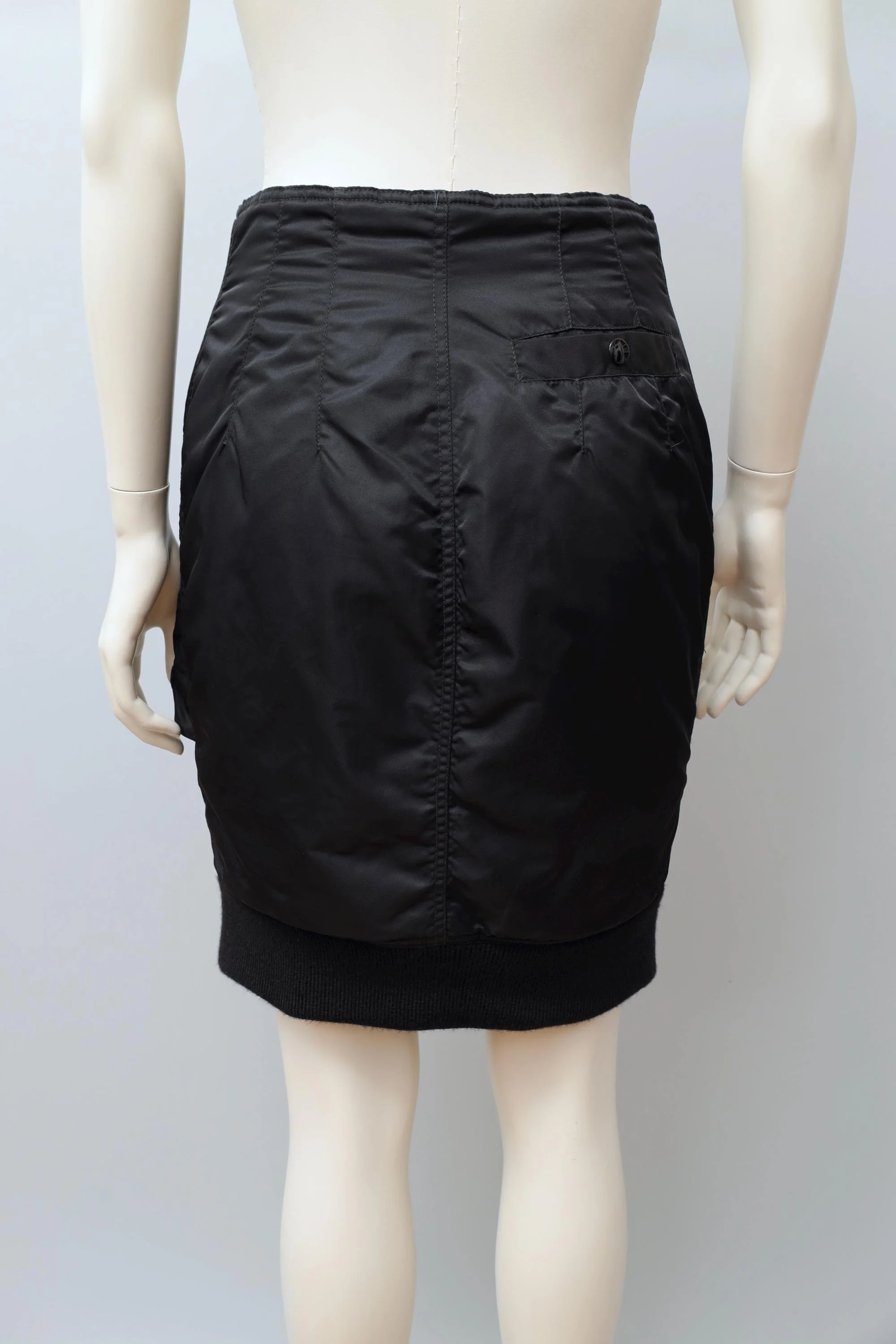 F/W 1988 Junior Gaultier black MA-1 bomber skirt
