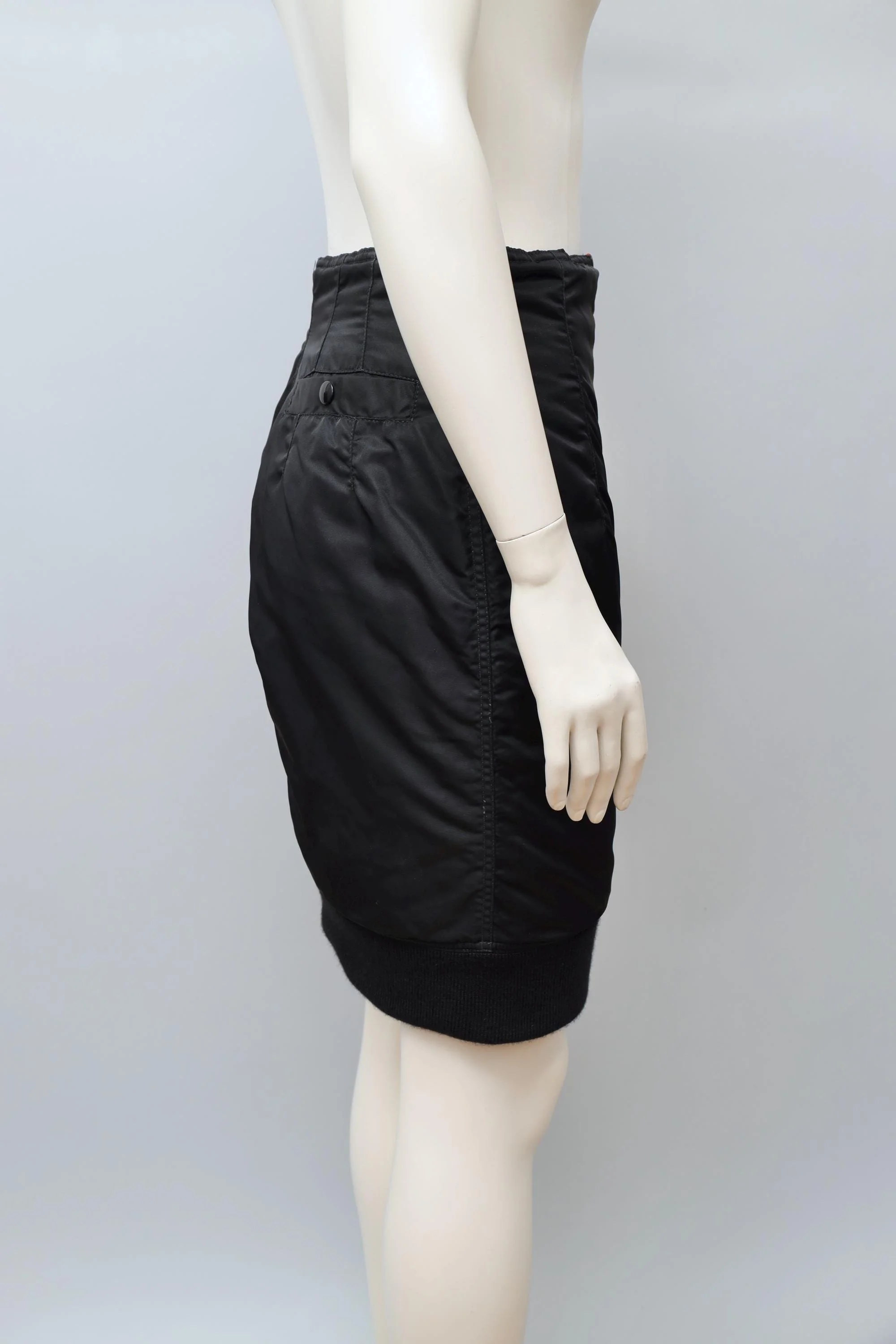F/W 1988 Junior Gaultier black MA-1 bomber skirt