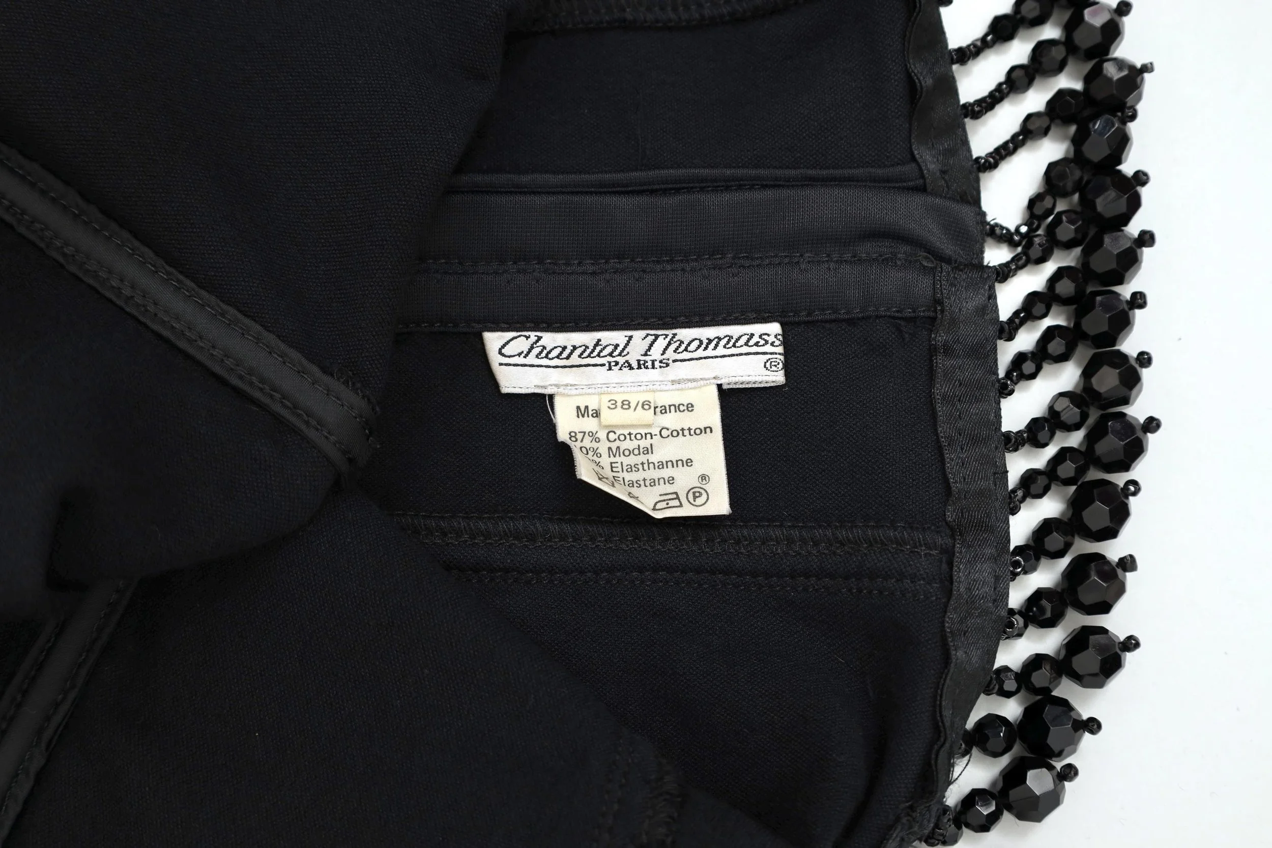 1980s Chantal Thomass label tag
