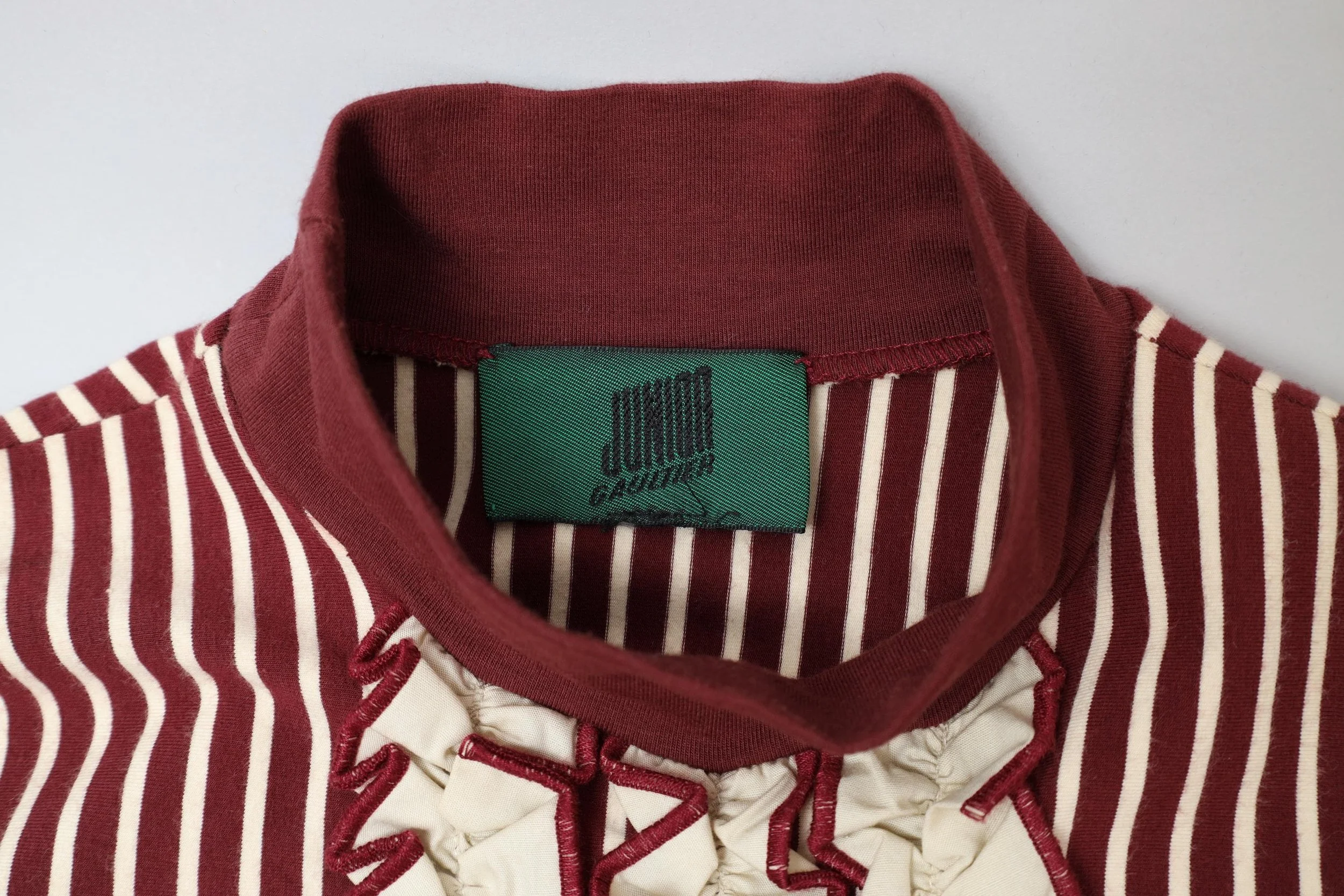 1990s Junior Gaultier label tag