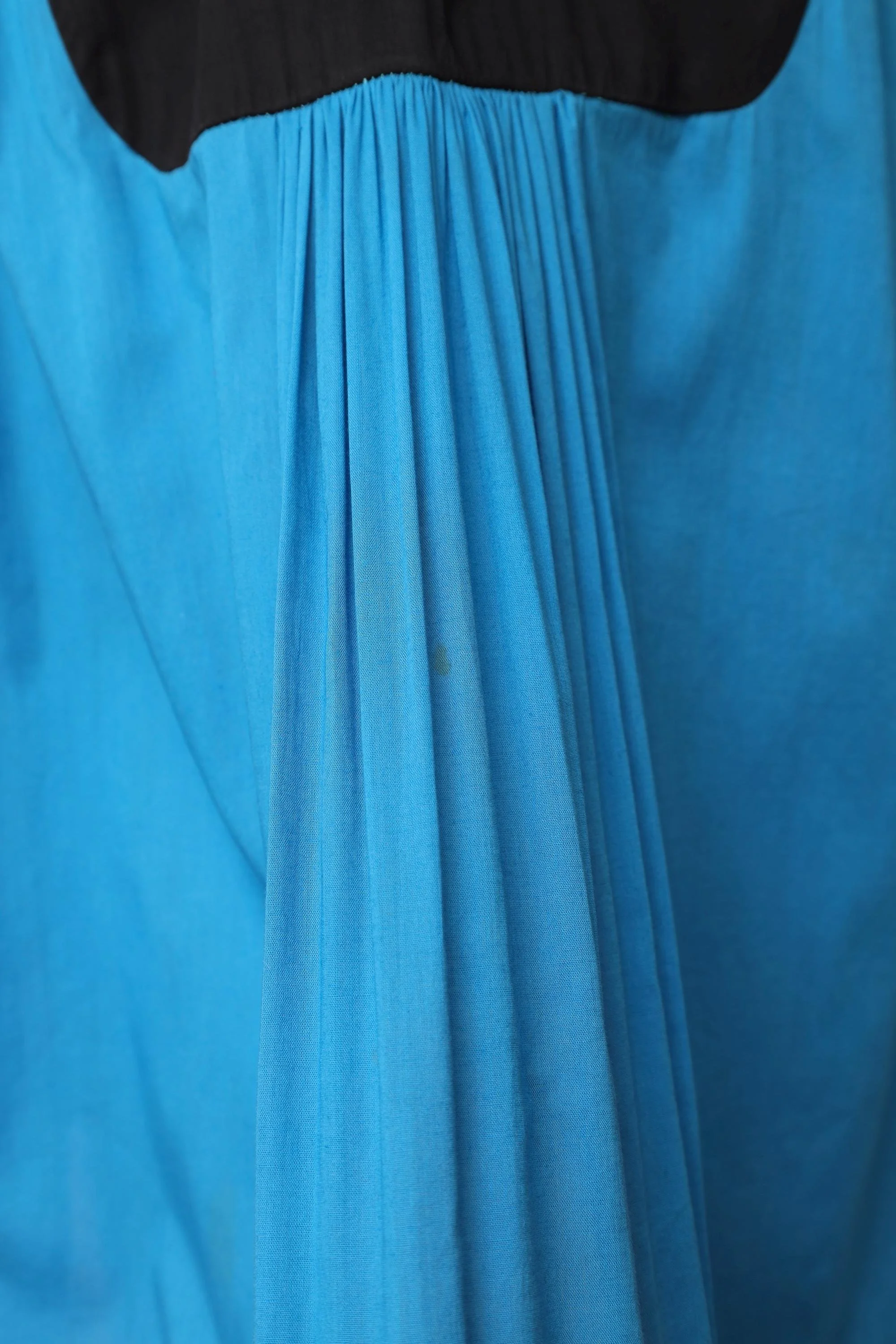 blue cotton detail