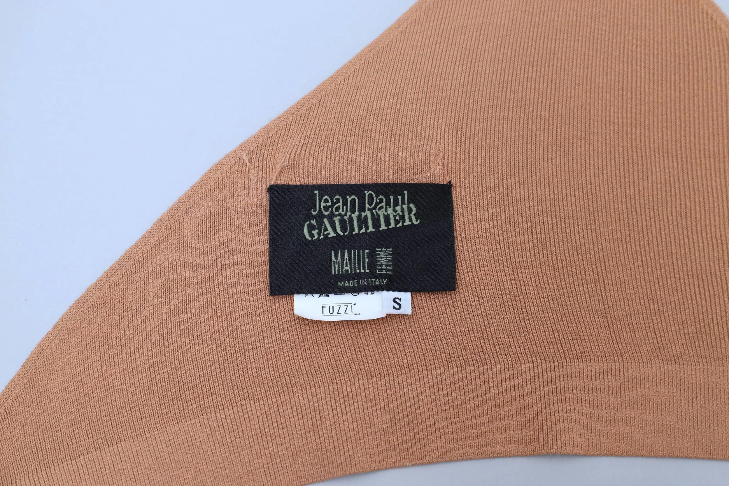 2000s Jean Paul Gaultier label tag