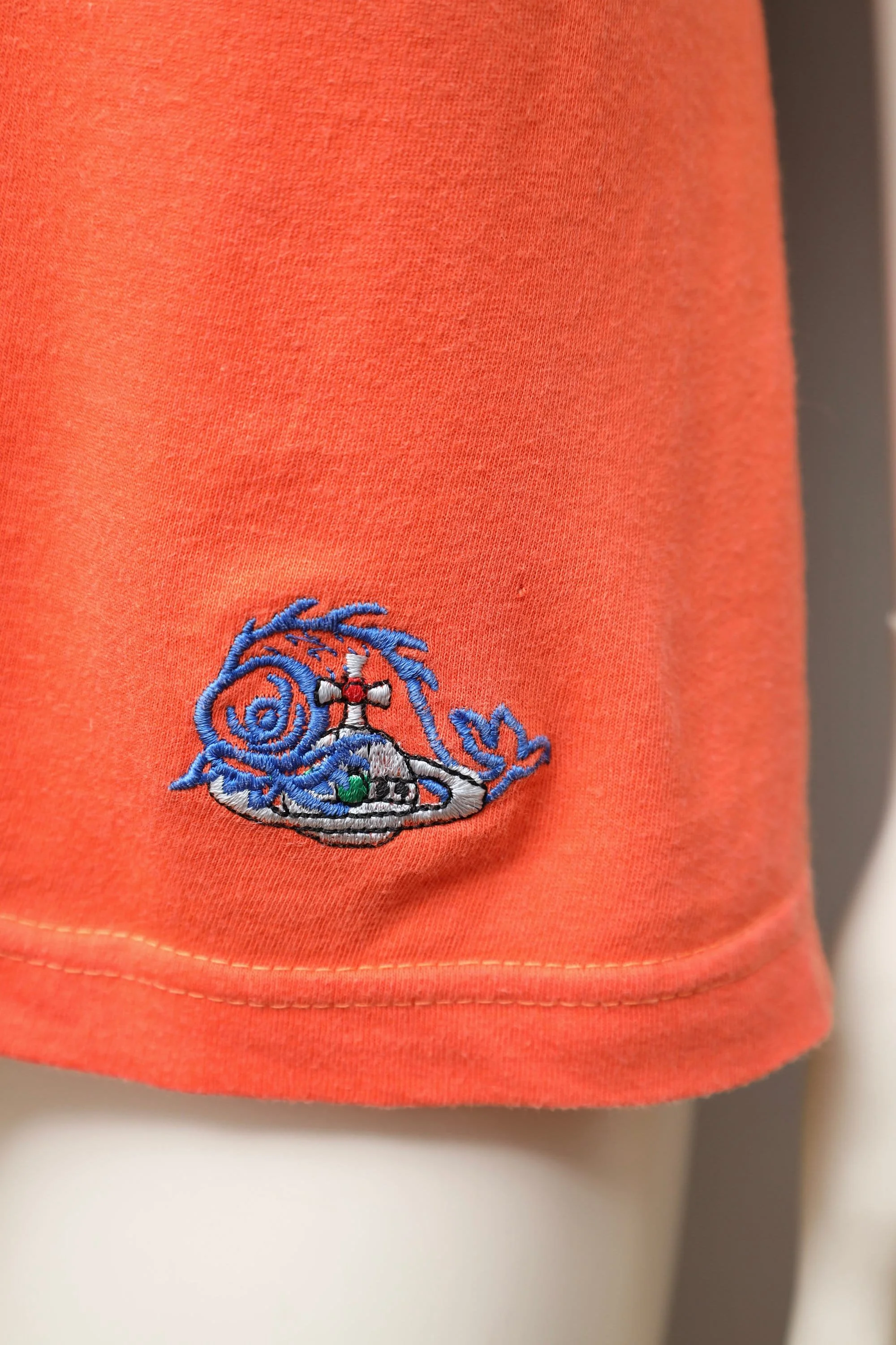 Vivienne Westwood Ocean embroidered orb logo
