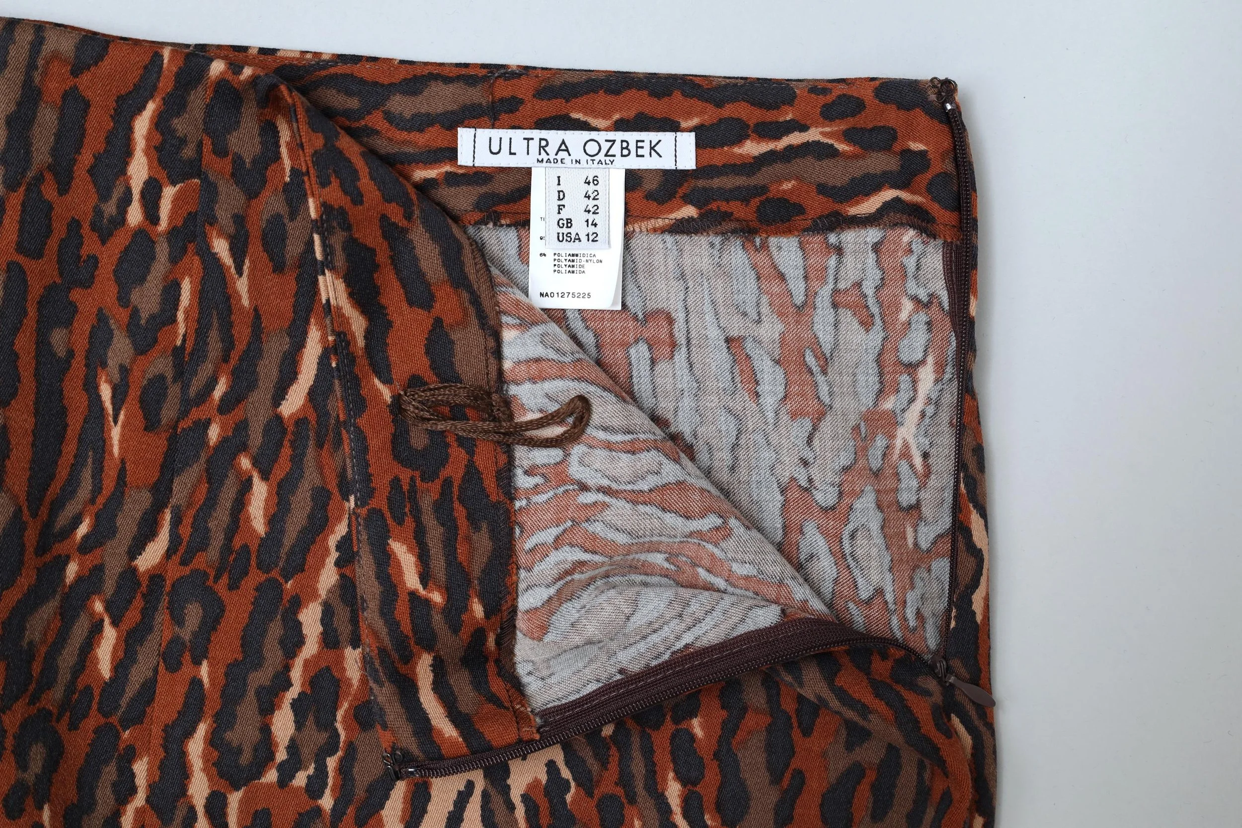 1990s Ultra Ozbek by Rifat Ozbek label tag