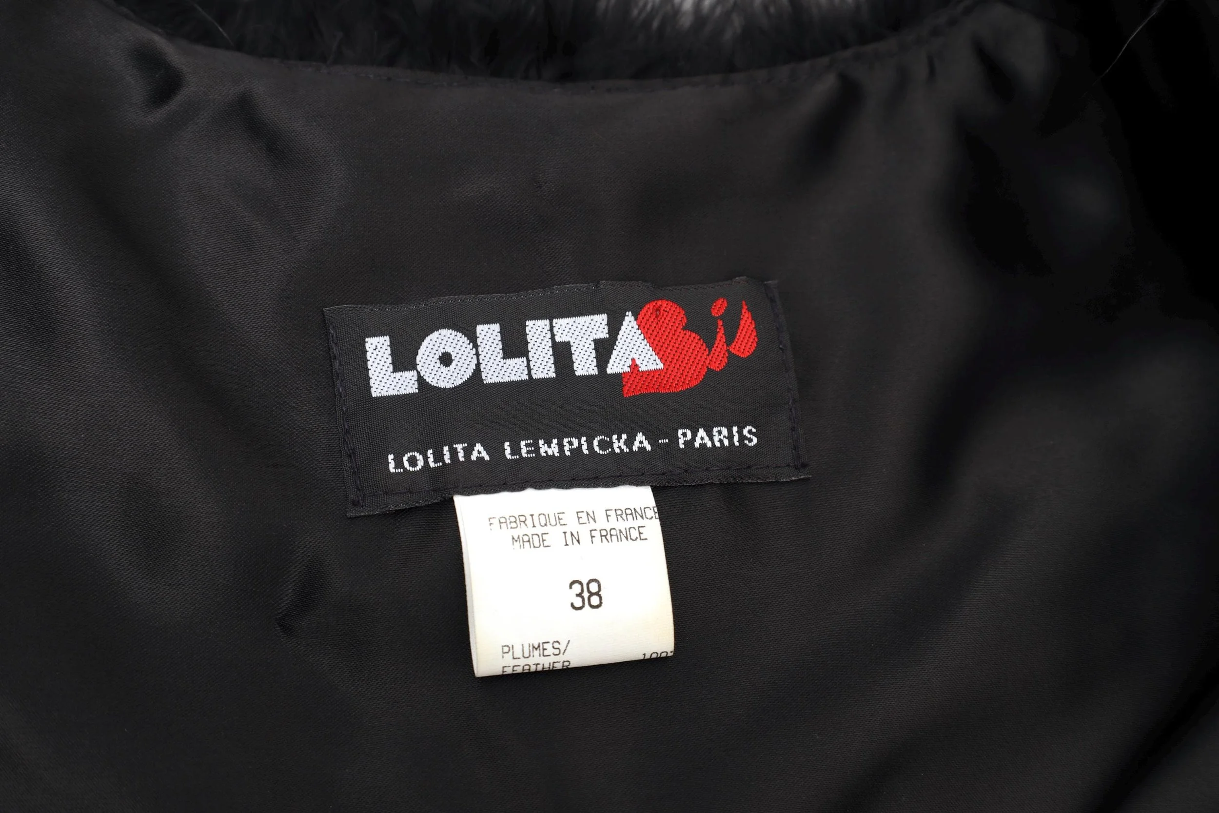 late 1980s / early 1990s Lolita Lempicka Bis label tag