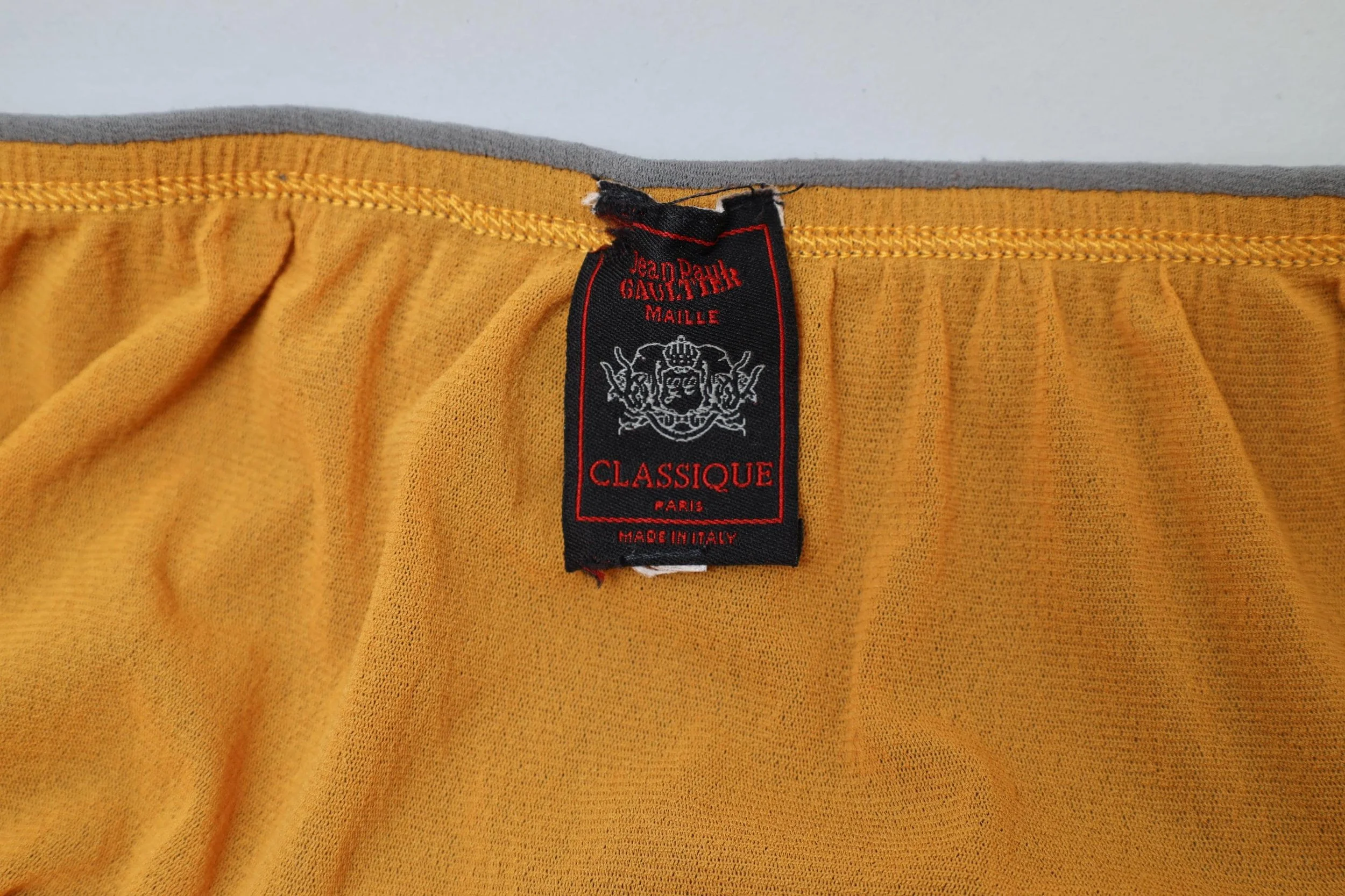 early 2000s Jean Paul Gaultier label tag