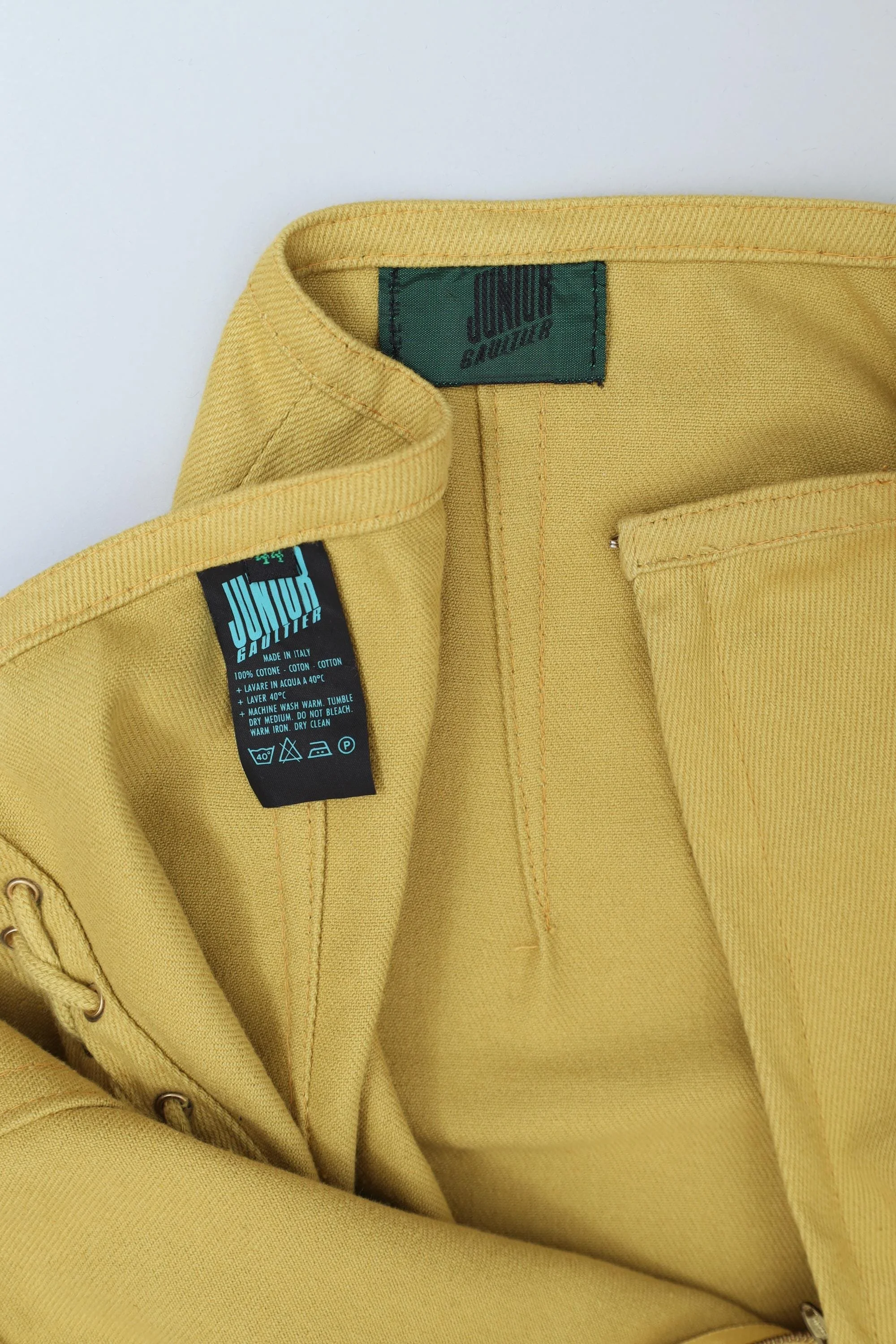 S/S 1989 Junior Gaultier by Jean Paul Gaultier label tag