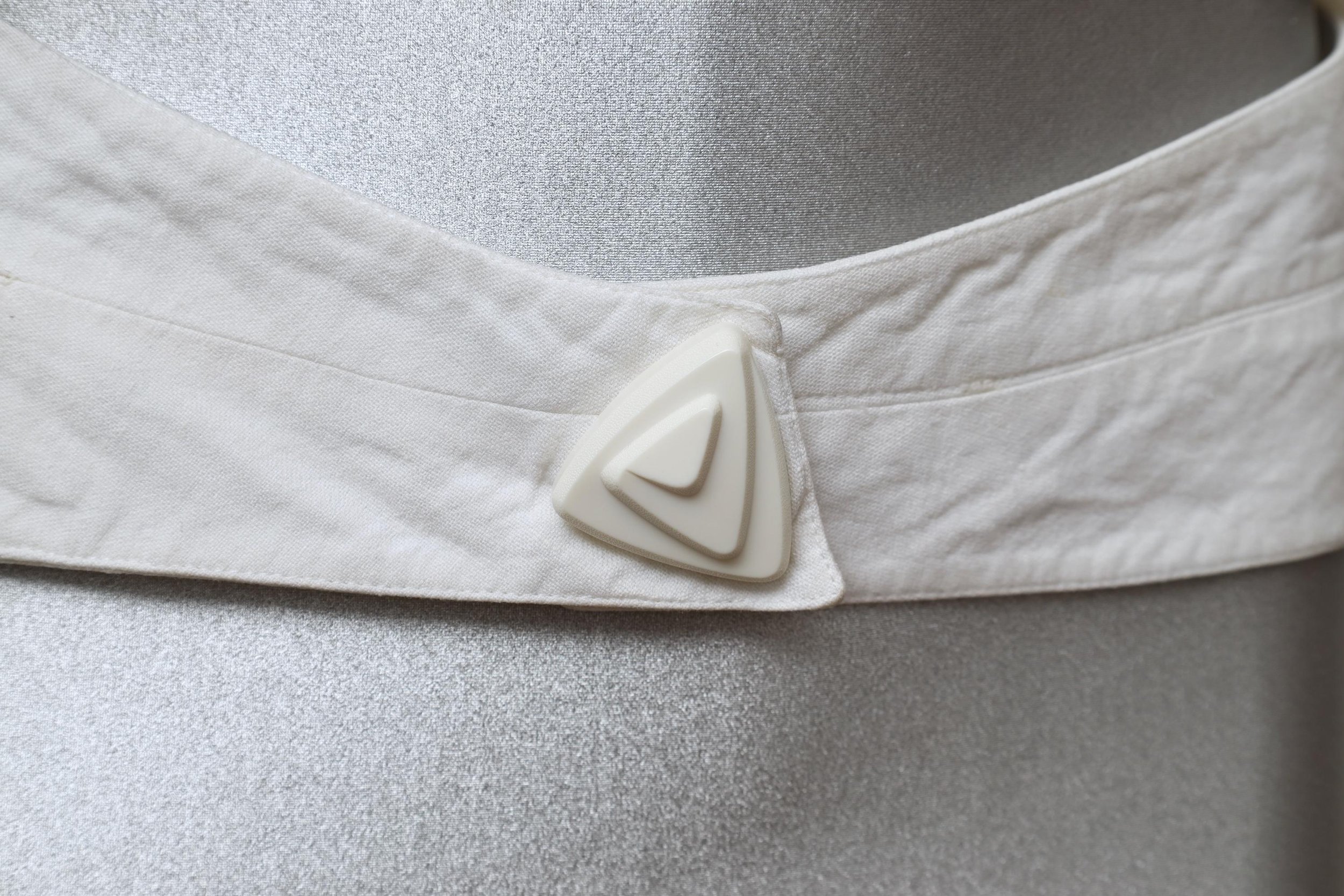 late 1980s / early 1990s Thierry Mugler Activ white wrap top