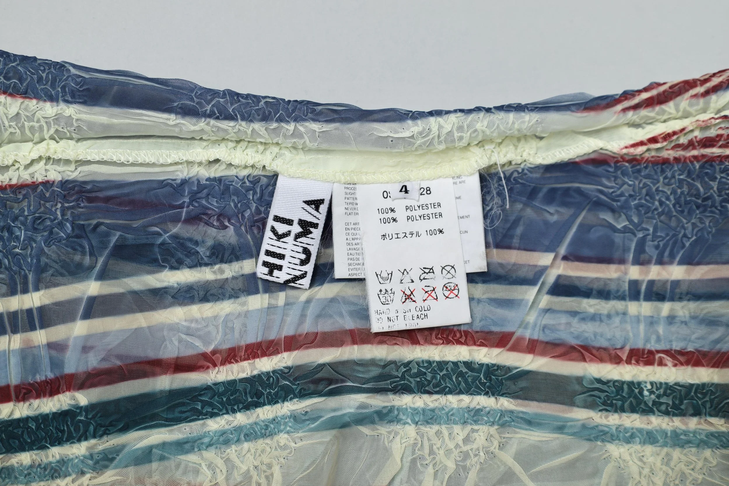 late 1990s / early 2000s Yoshiki Hishinuma label tag