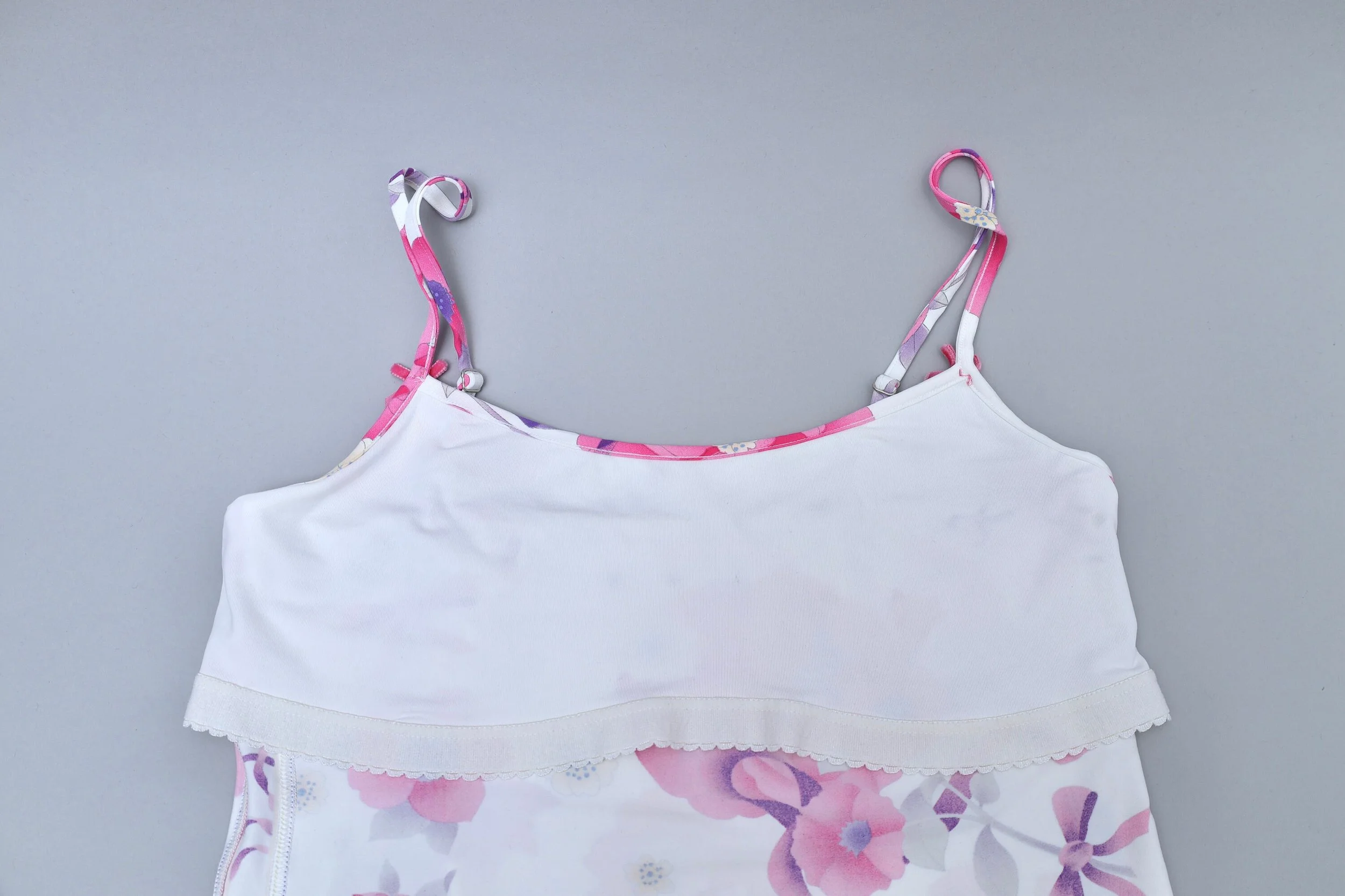 floral bouquet tank top inside