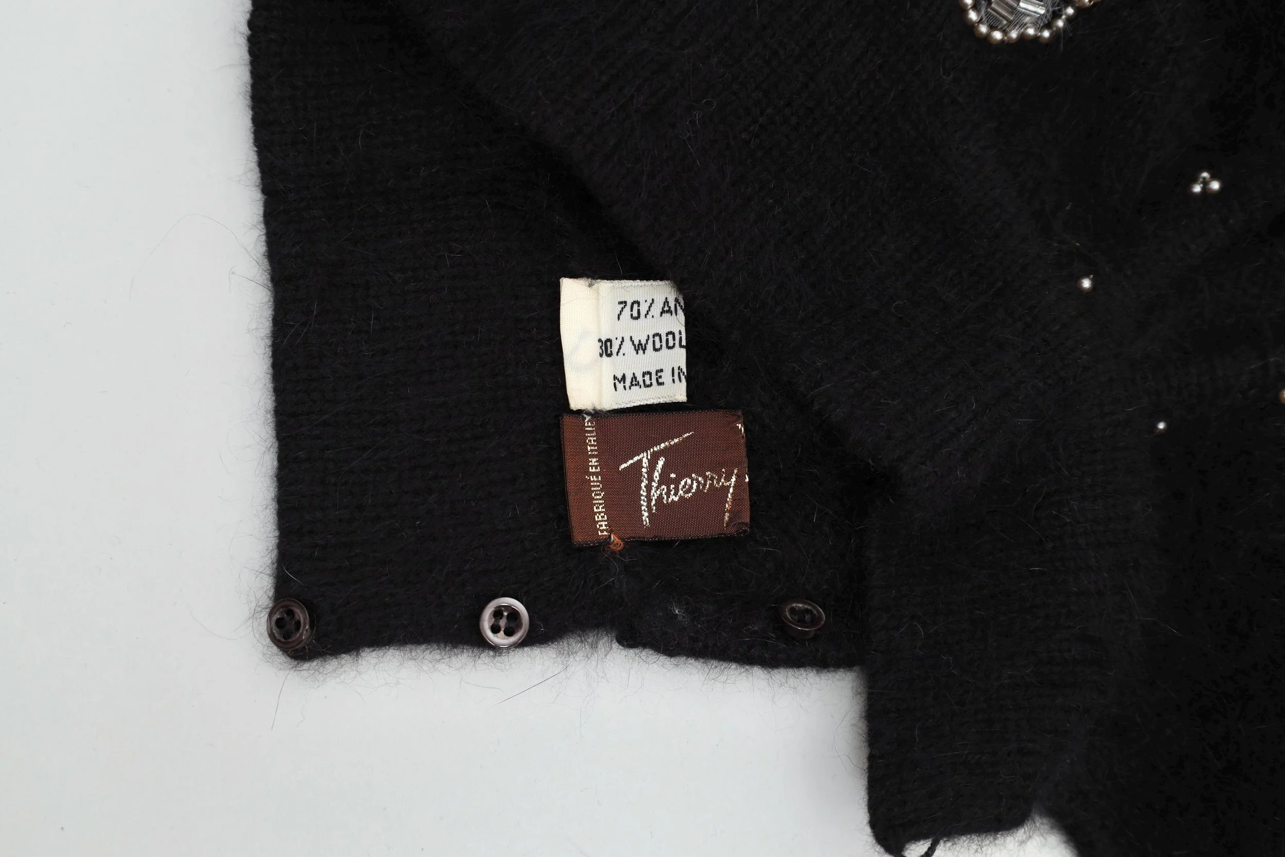 late 1970s / early 1980s Thierry Mugler label tag