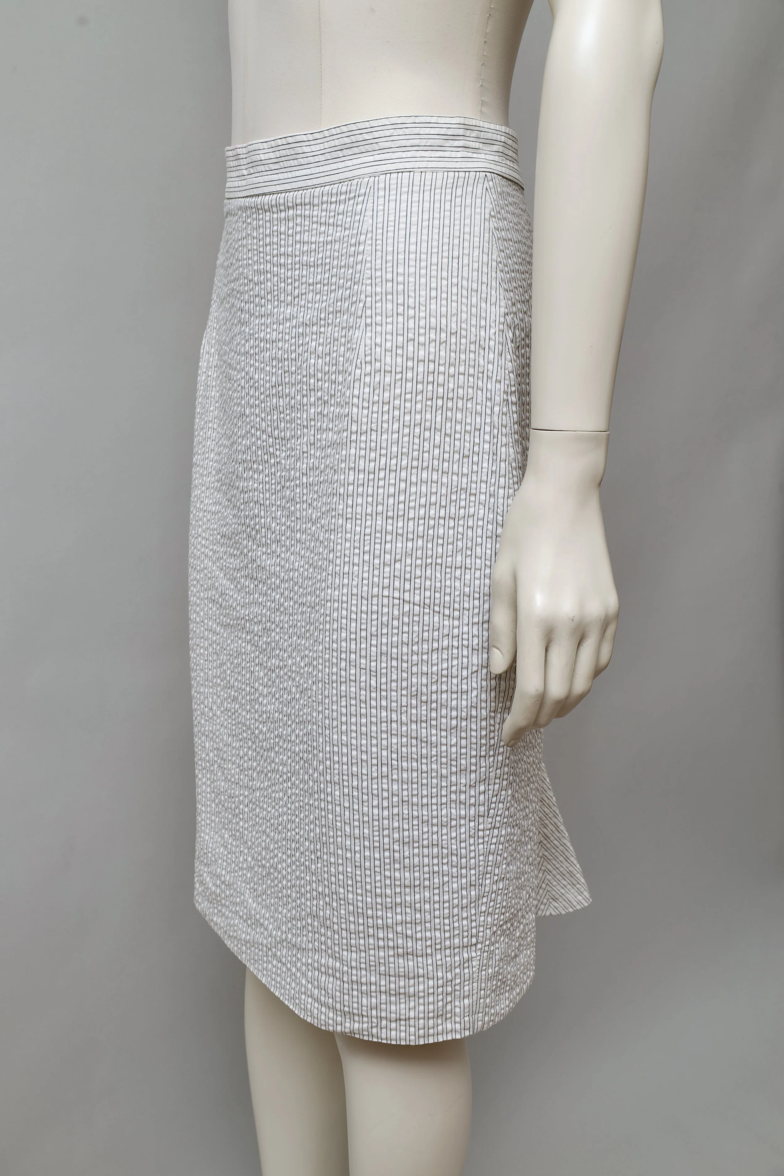 S/S 2008 Vivienne Westwood seersucker striped skirt